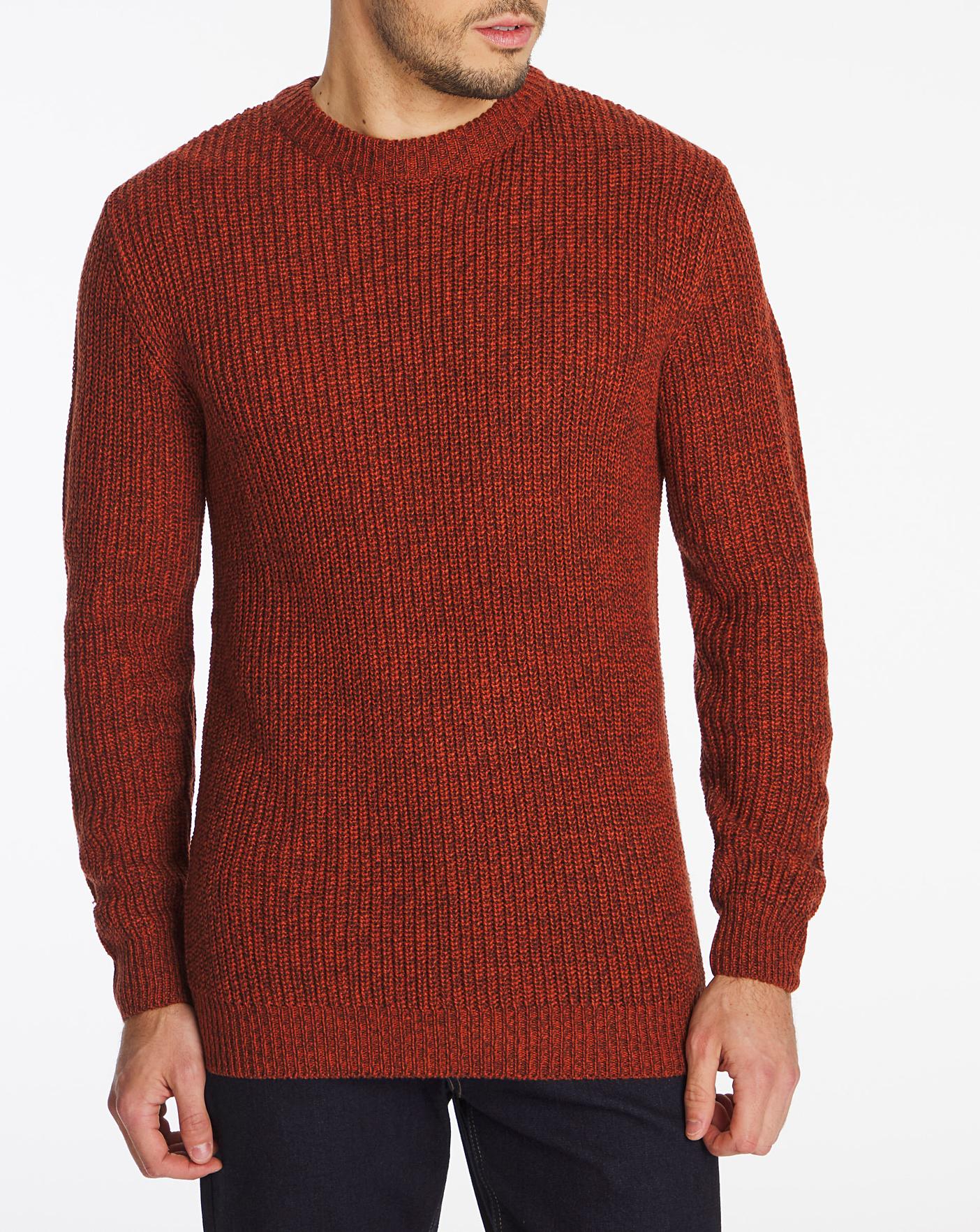 red crew neck