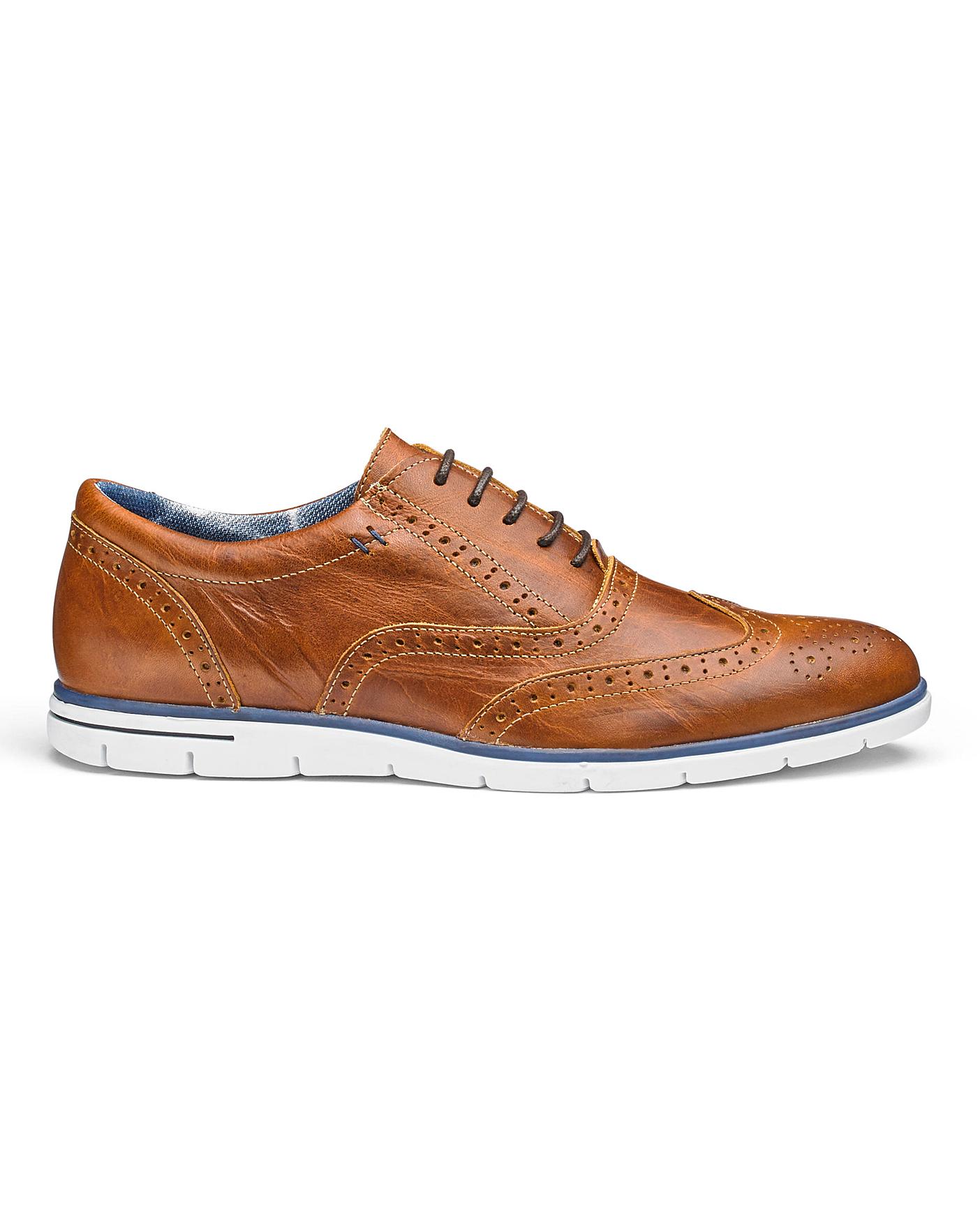Dune Bransson Casual Brogue Trainers 