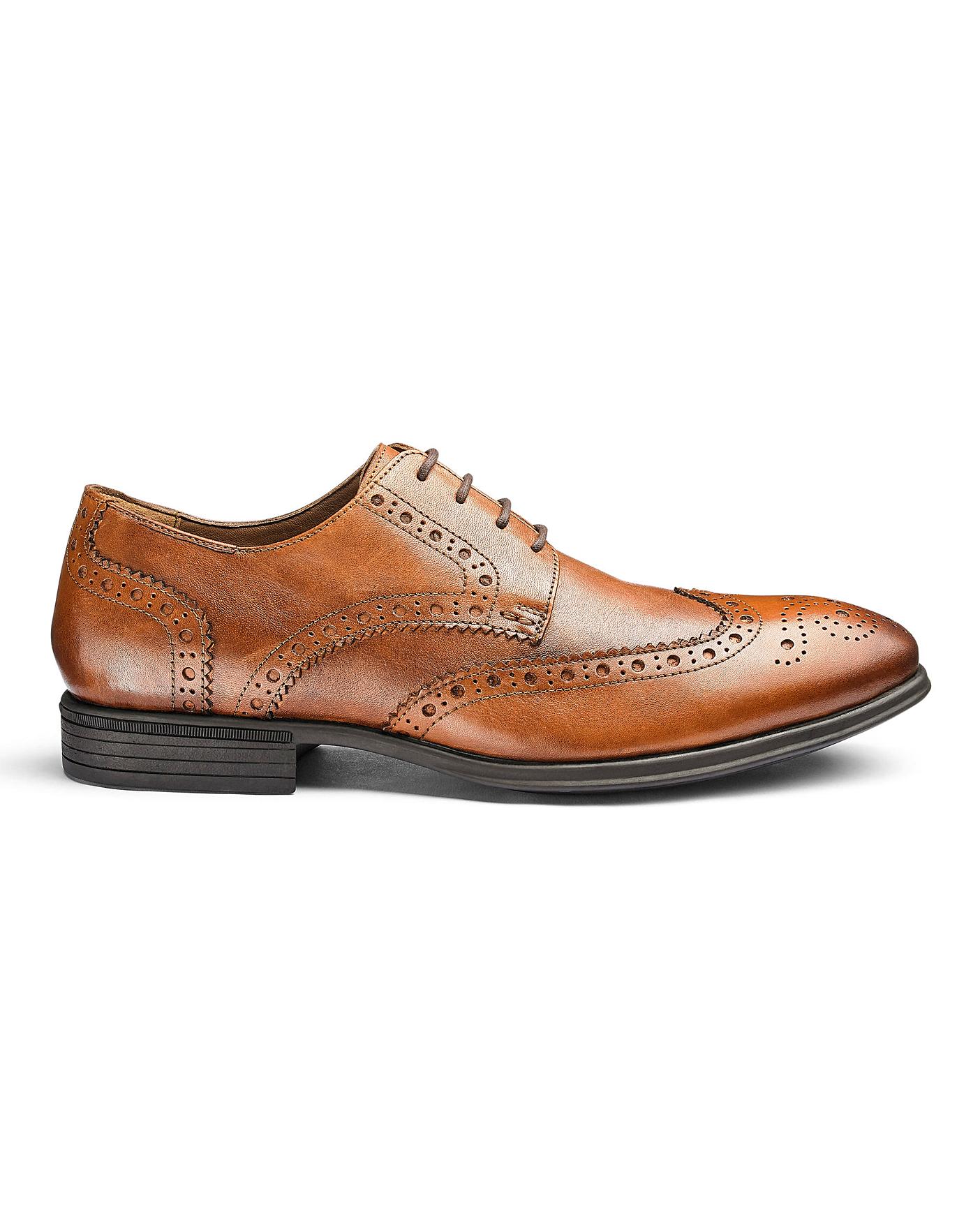 Soleform Leather Brogues Extra Wide