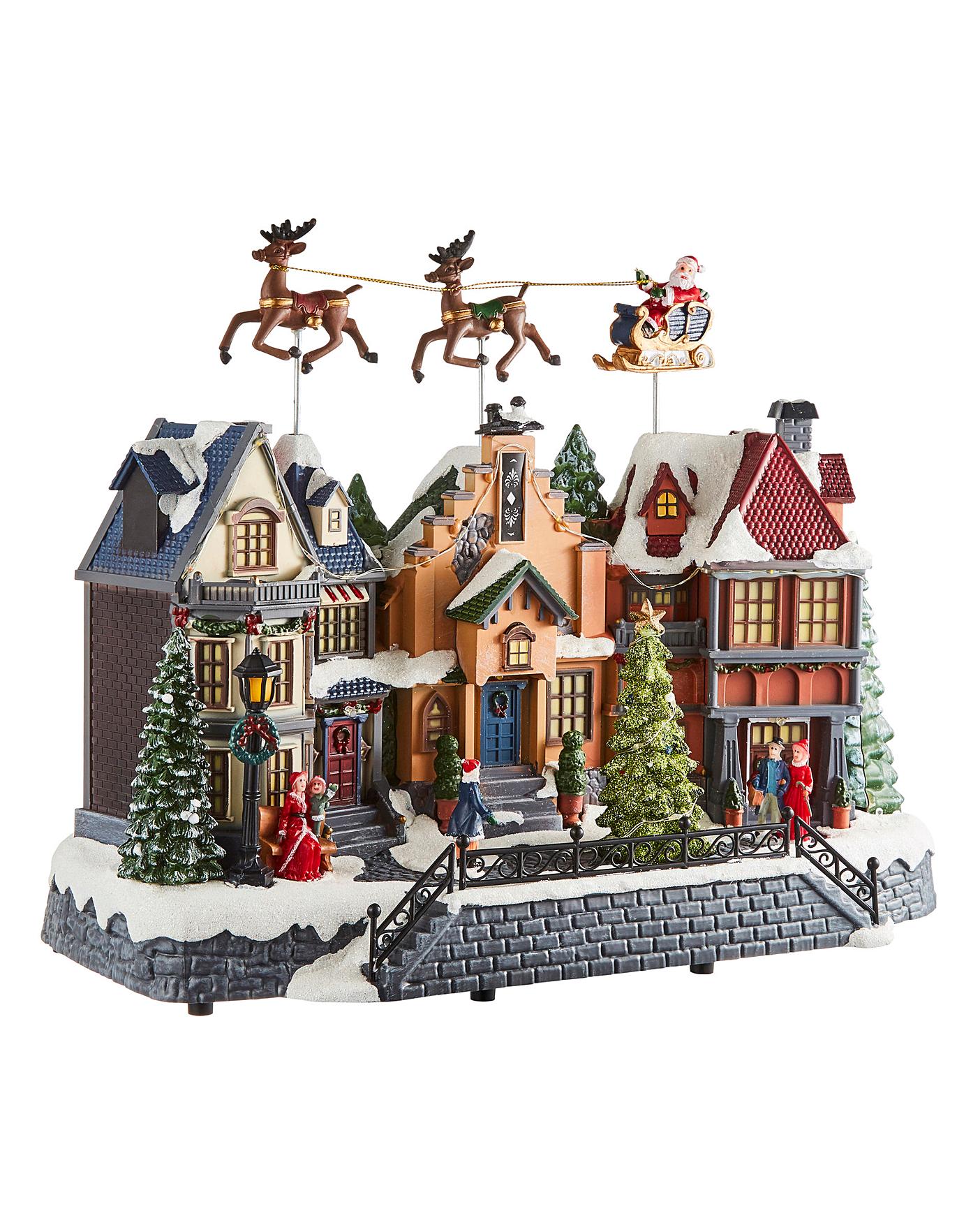 Christmas Musical Village Scene | Crazy Clearance