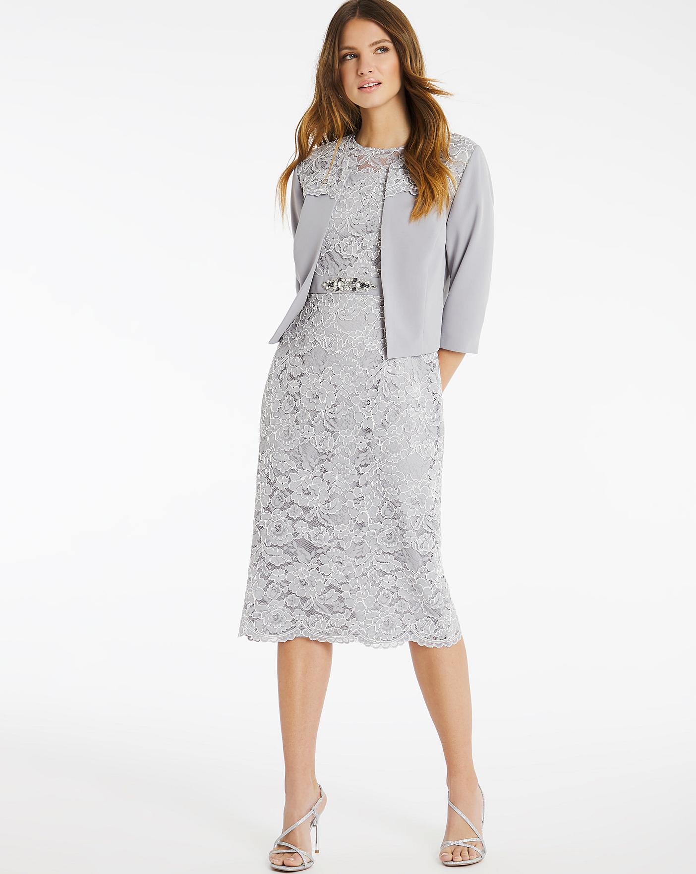 Buy > nightingales jacquard dress and jacket > in stock