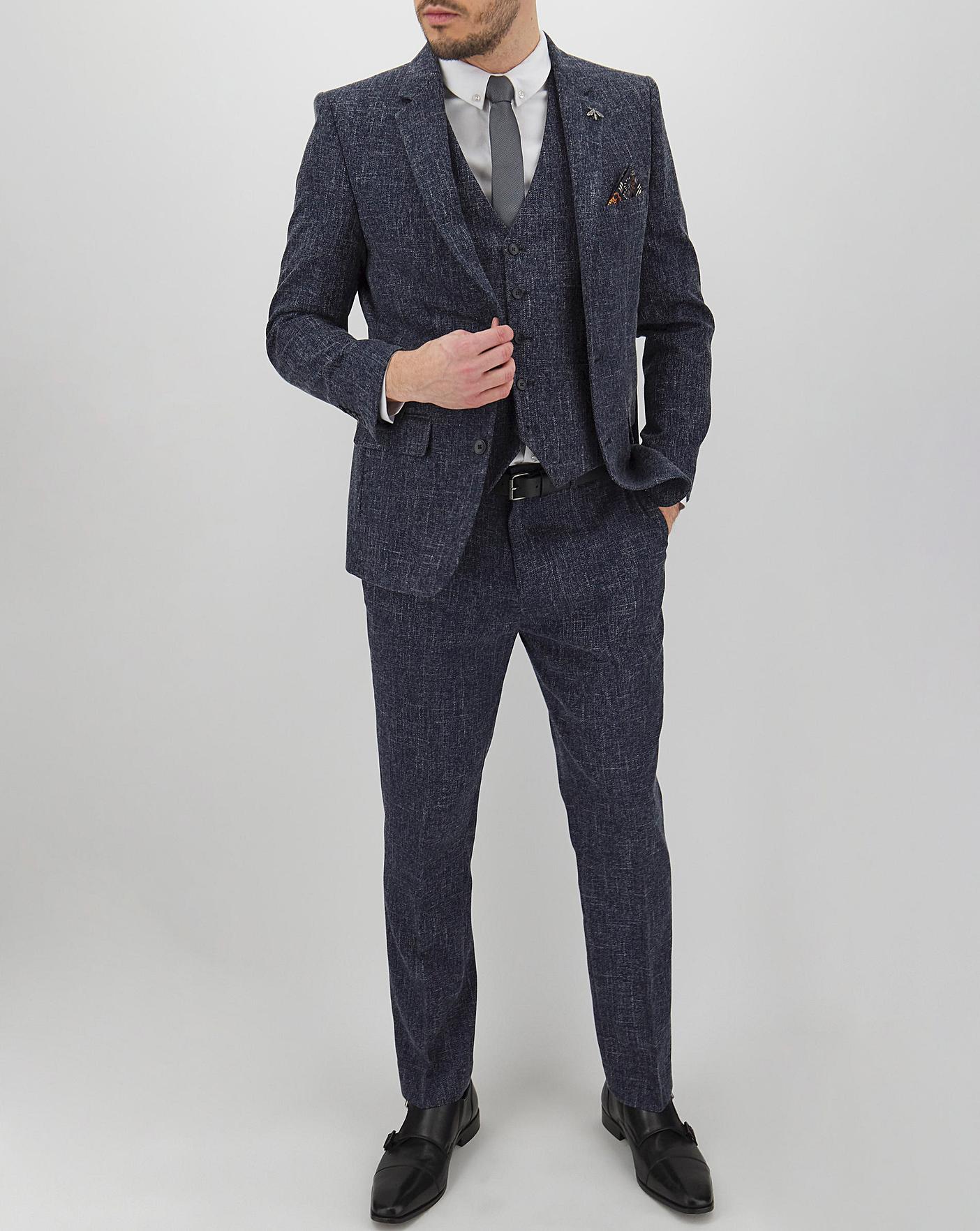 jacamo navy suit