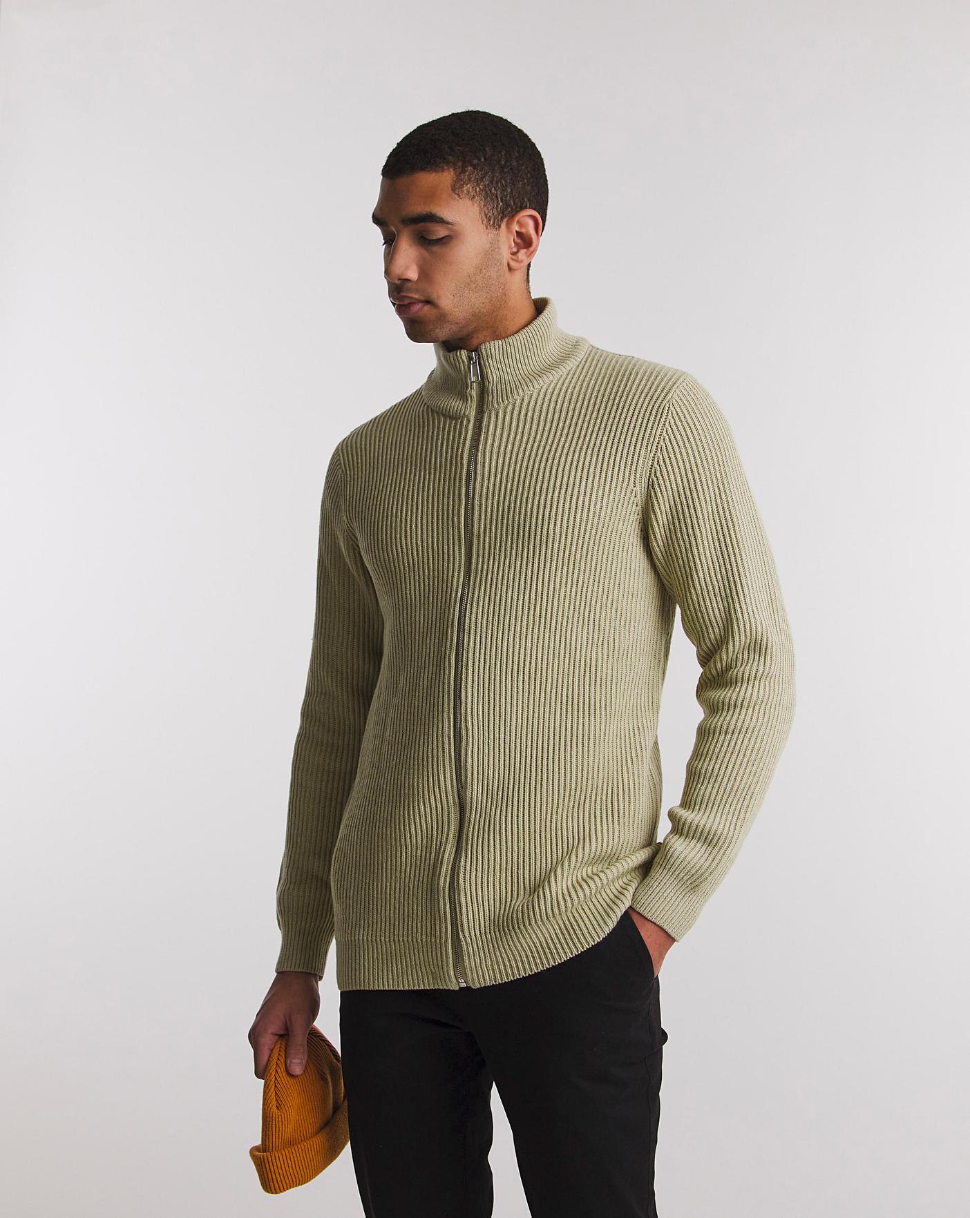 Premier man zip on sale cardigans