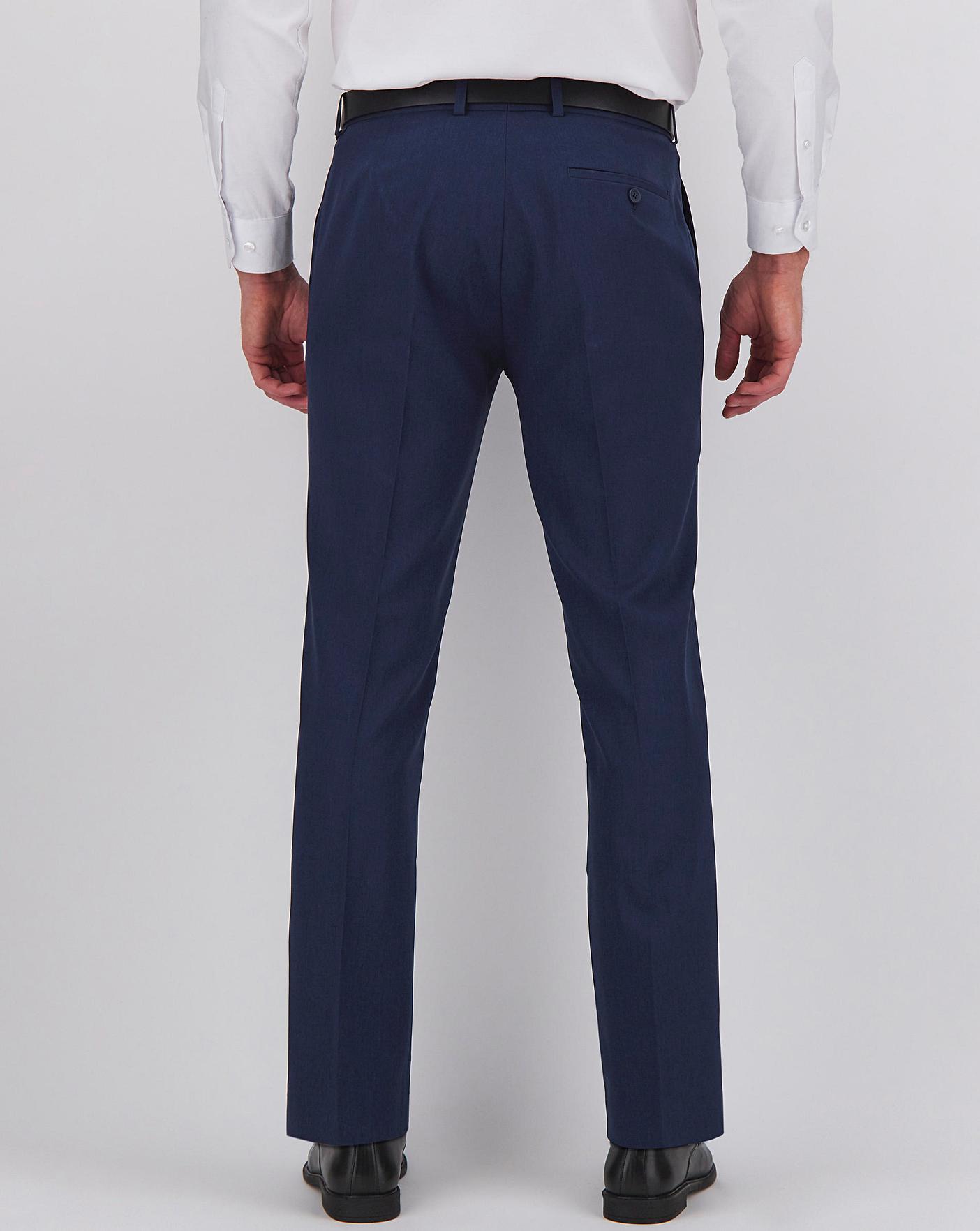 james navy suit trousers