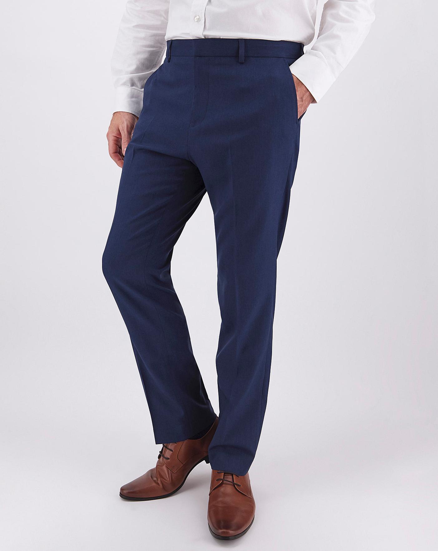 TESCO WOMENS BLUE Polyester Dress Pants Trousers Size 12 L26 in Regular  Hook  E 800  PicClick UK
