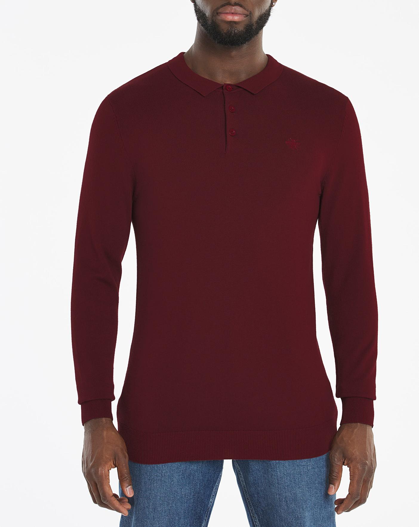 long sleeve polo jumper