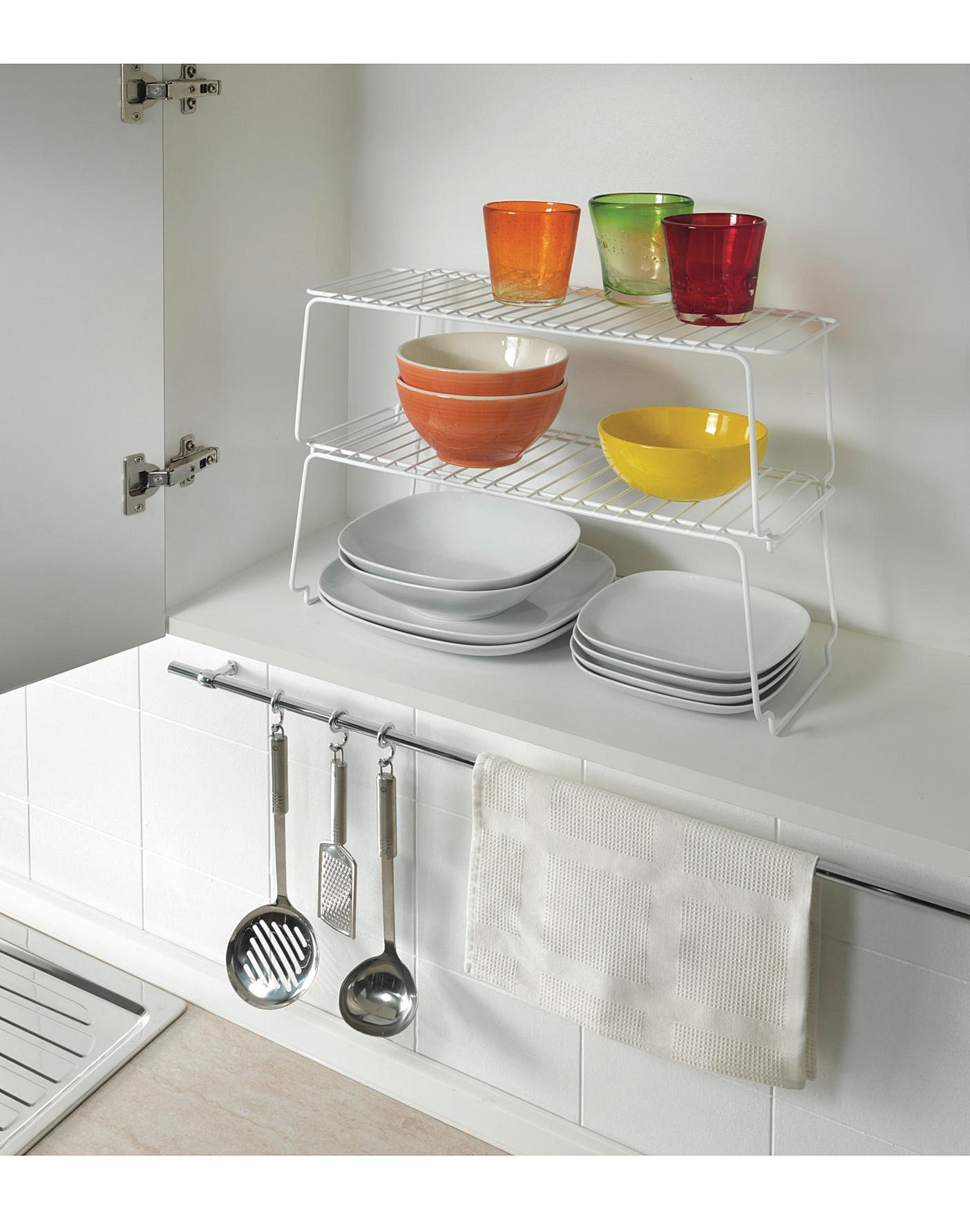 Metaltex Bridge Stackable Wire Shelf | Oxendales