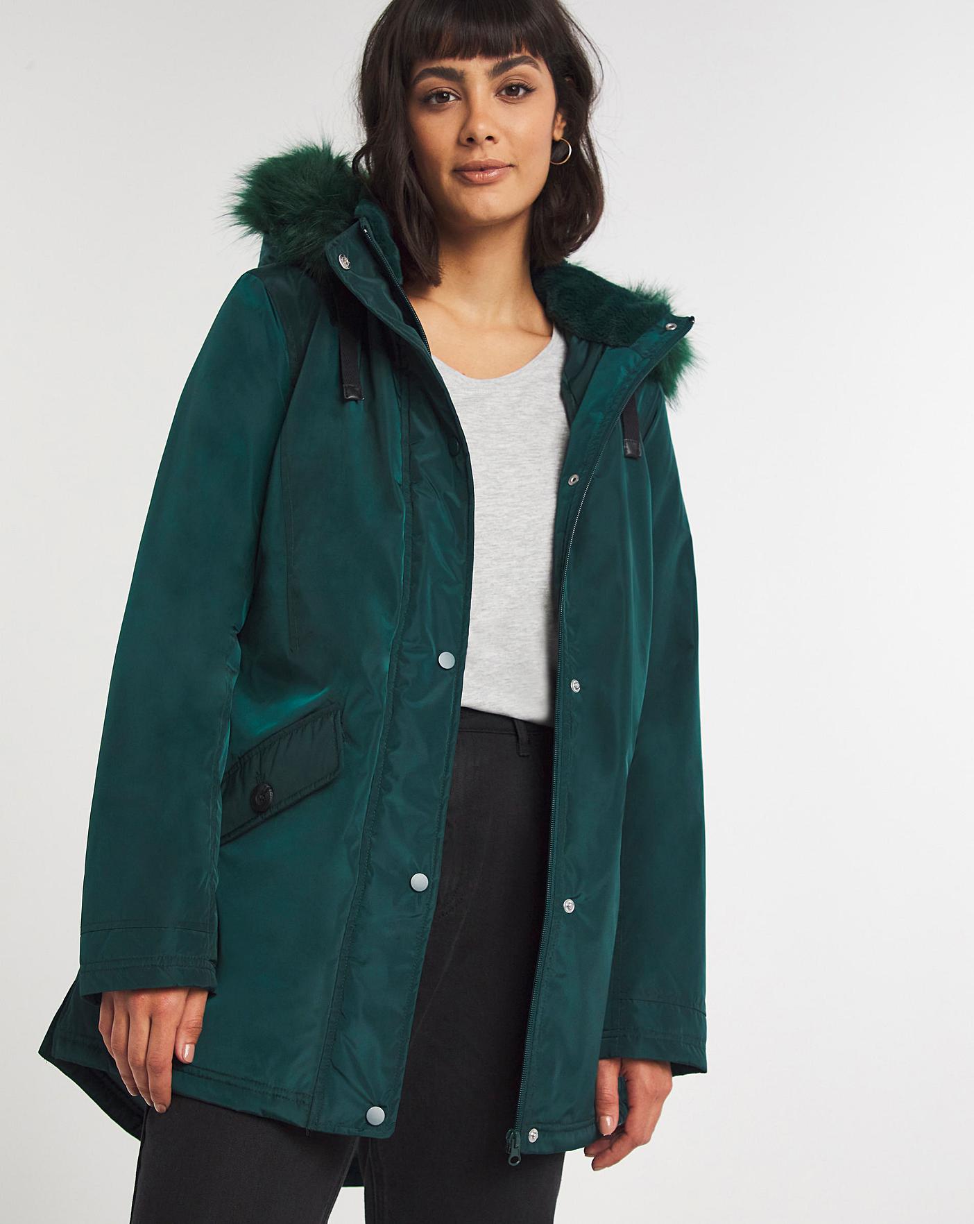 forest green parka