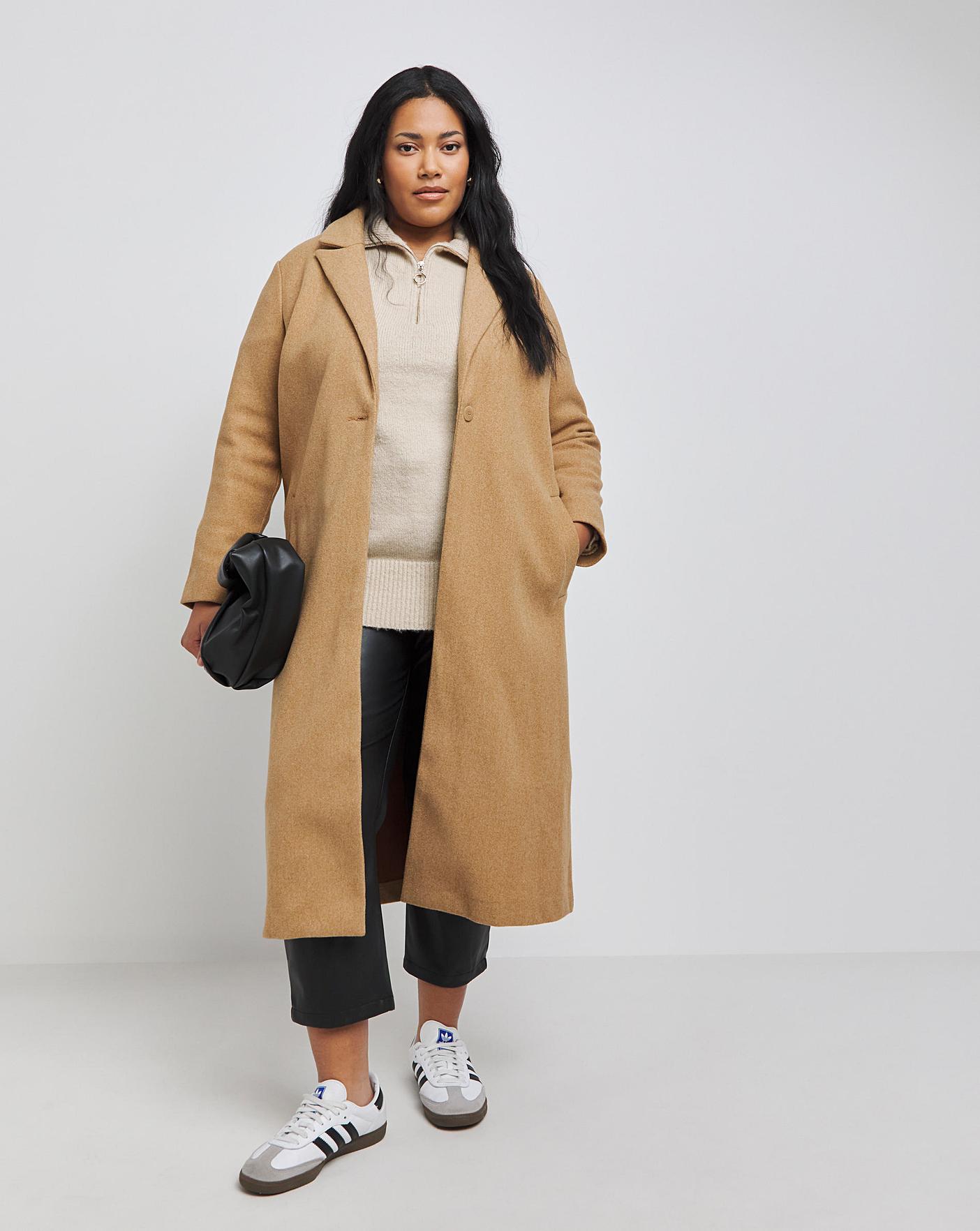 Longline single breasted coat online