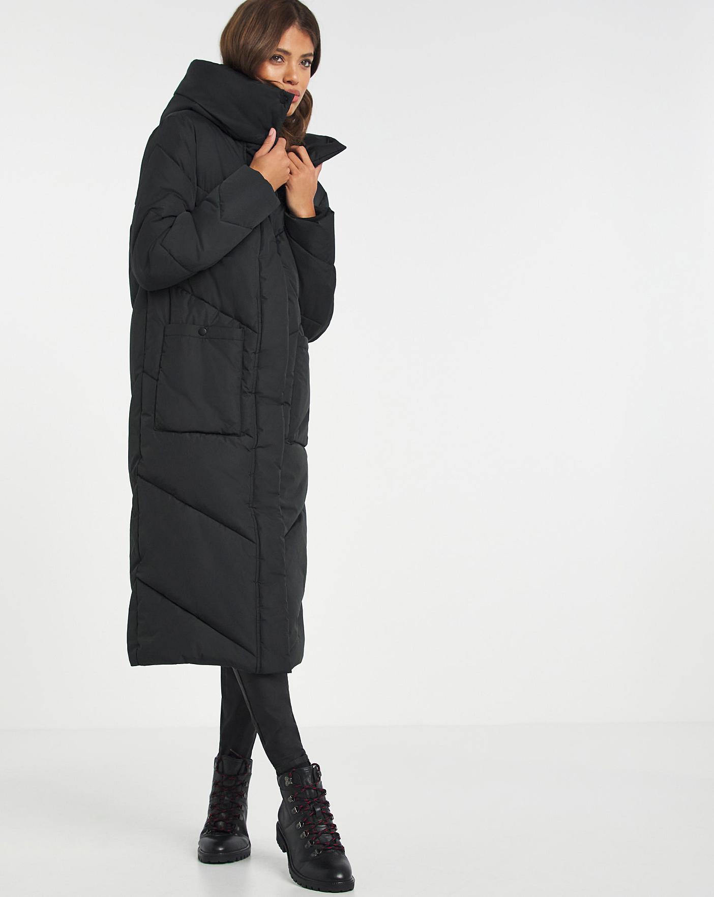 black long smart coat