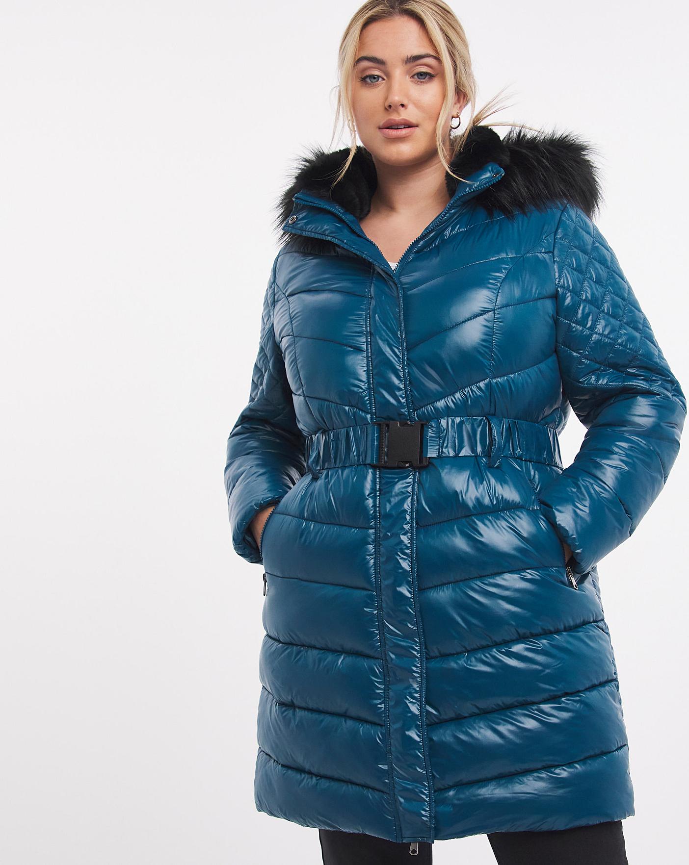 Luxe Longline Fuzzy Button-Up Coat
