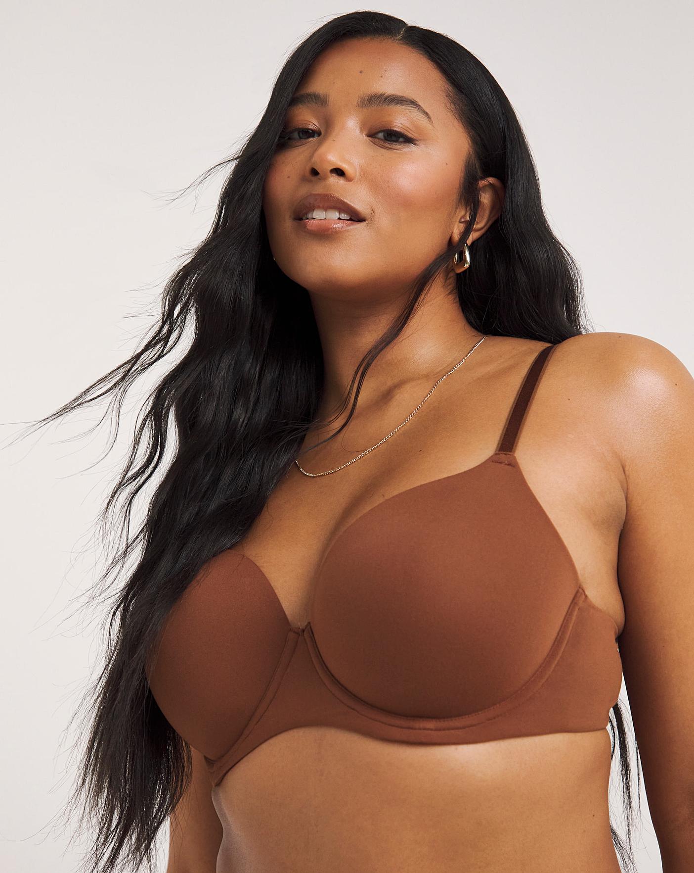 Feather Touch Tshirt Bra Nude 2