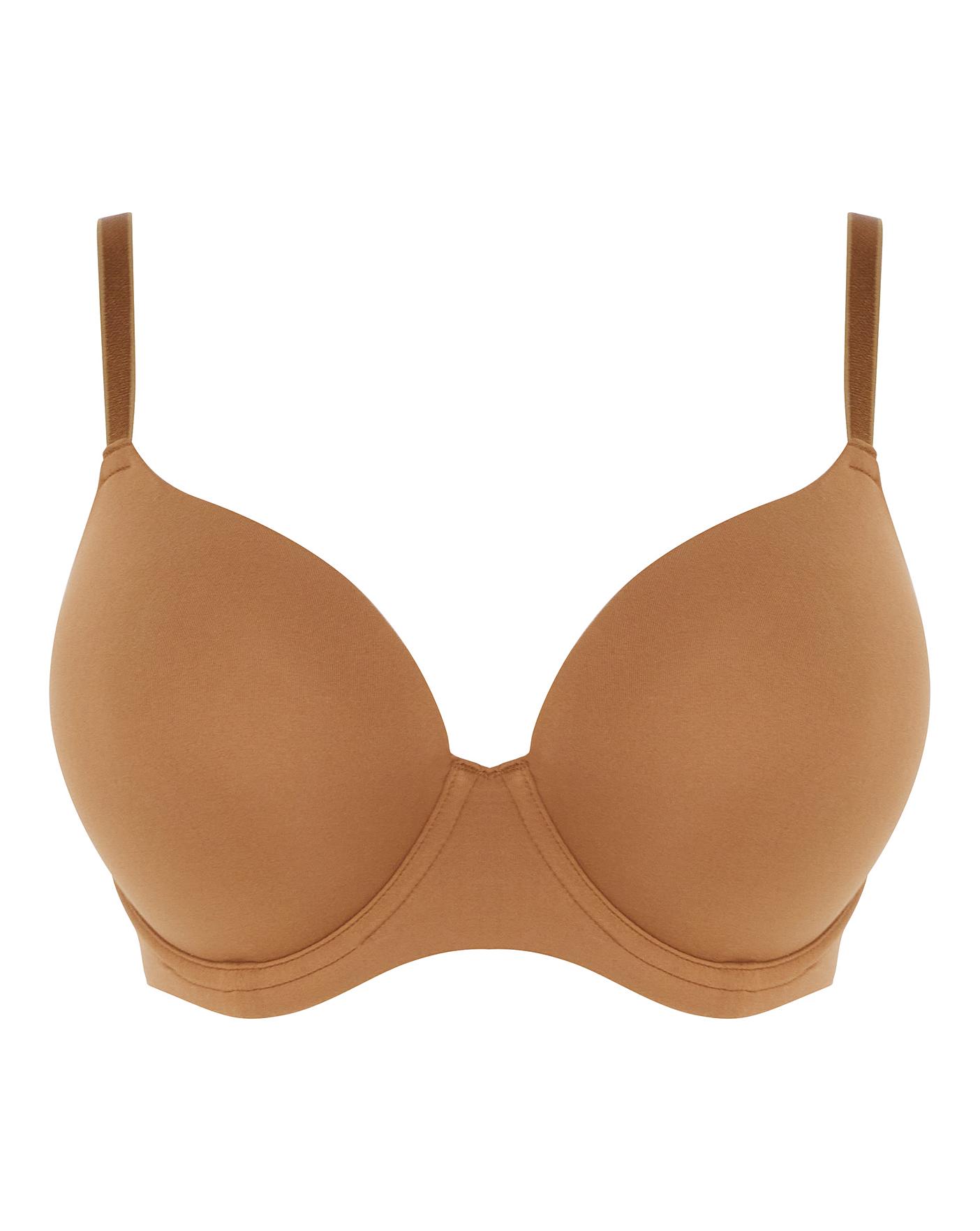 Feather Touch Tshirt Bra Nude 4