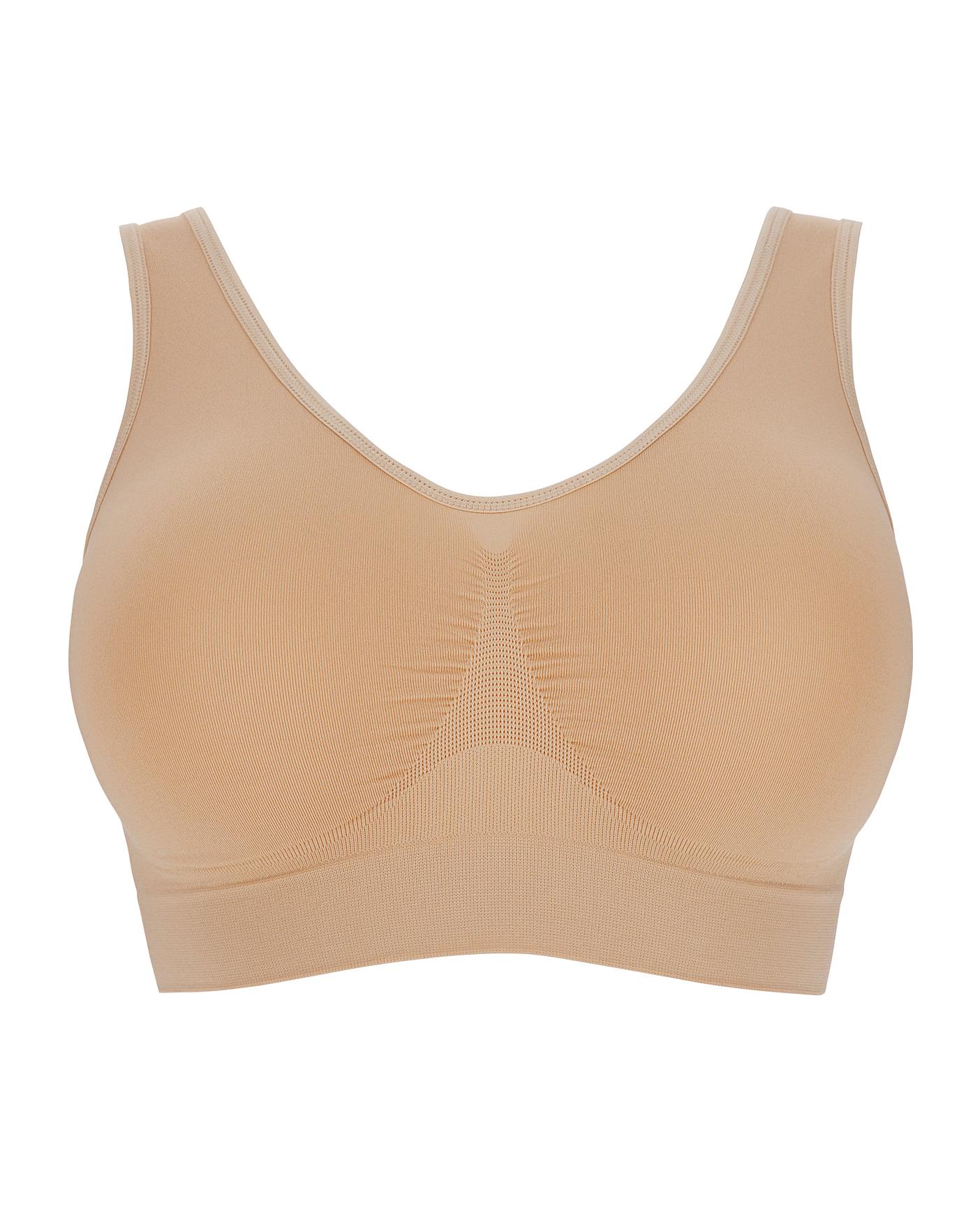 Feather Touch Tshirt Bra Nude 4
