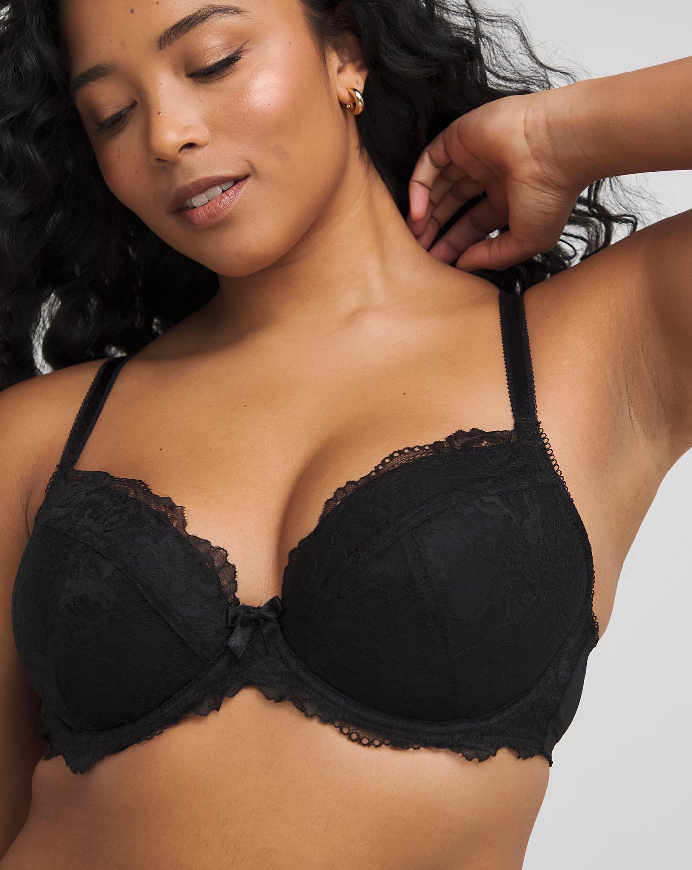 2 Pack Ella Lace Wired Balcony Bras