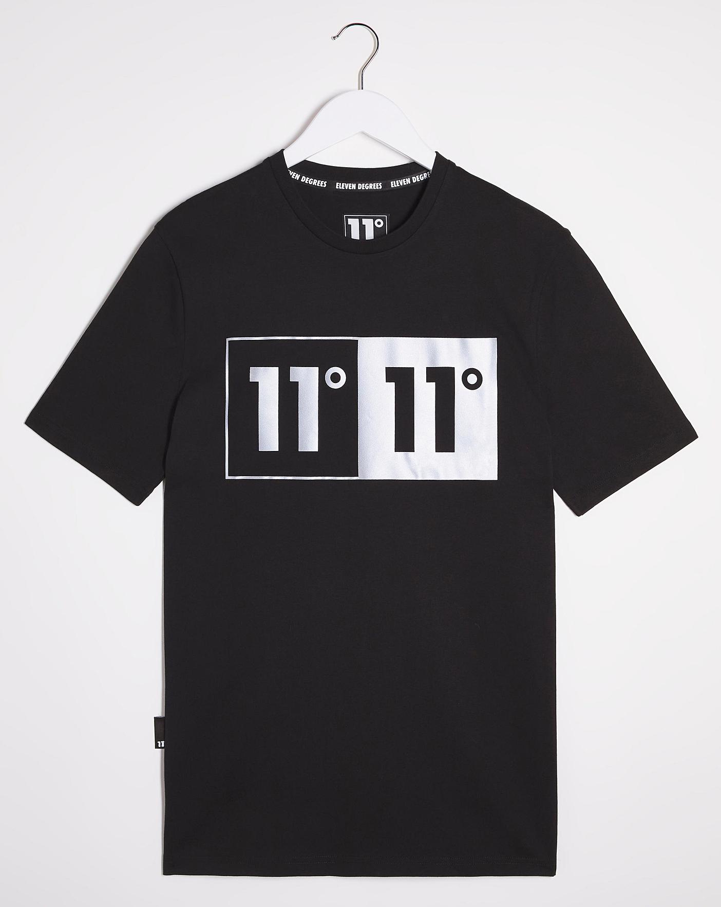 11 Degrees Box Graphic T-Shirt