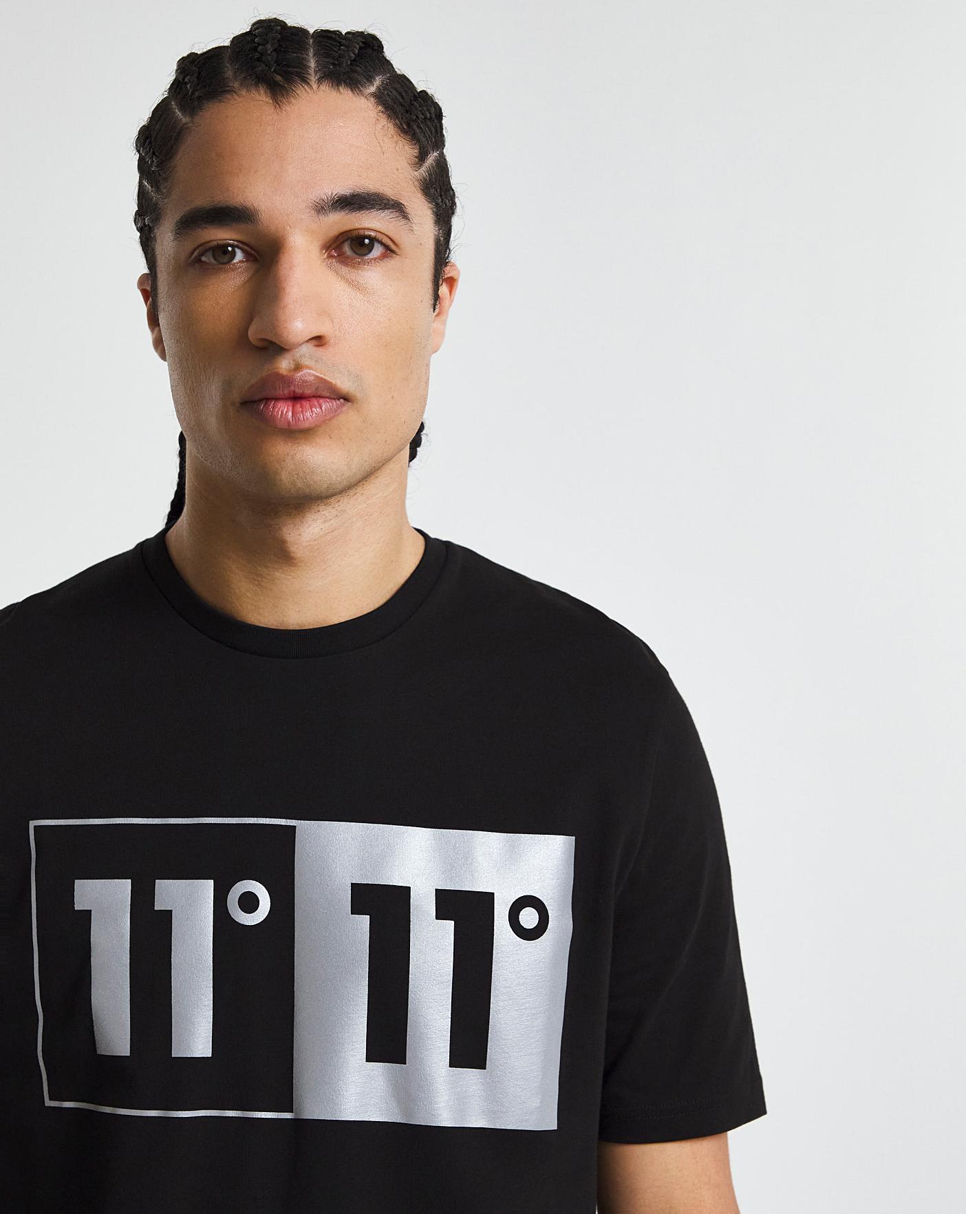 11 Degrees Box Graphic T-Shirt