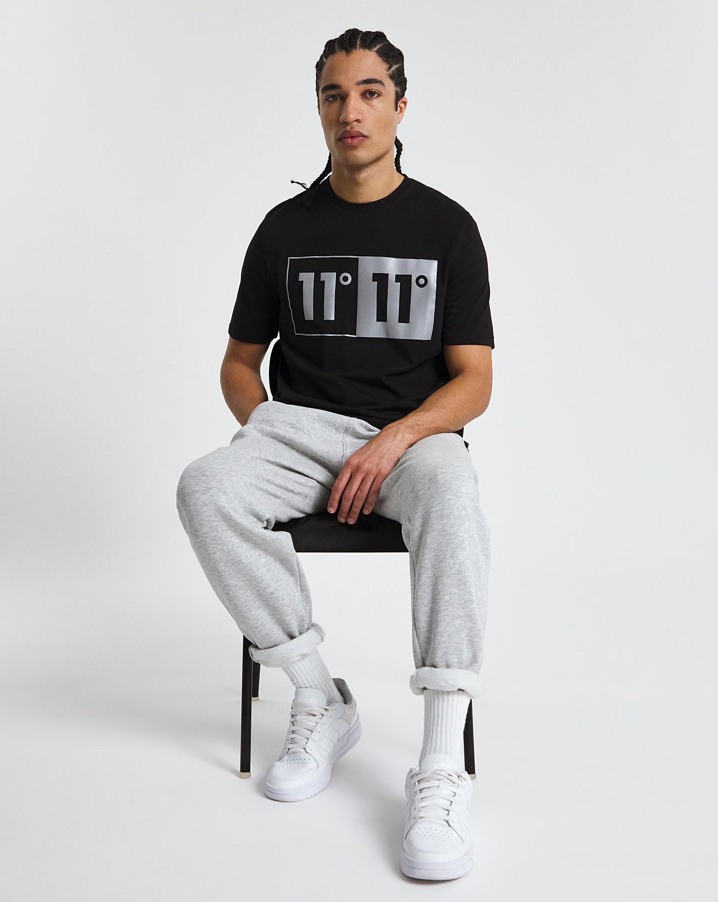 11 Degrees Box Graphic T-Shirt