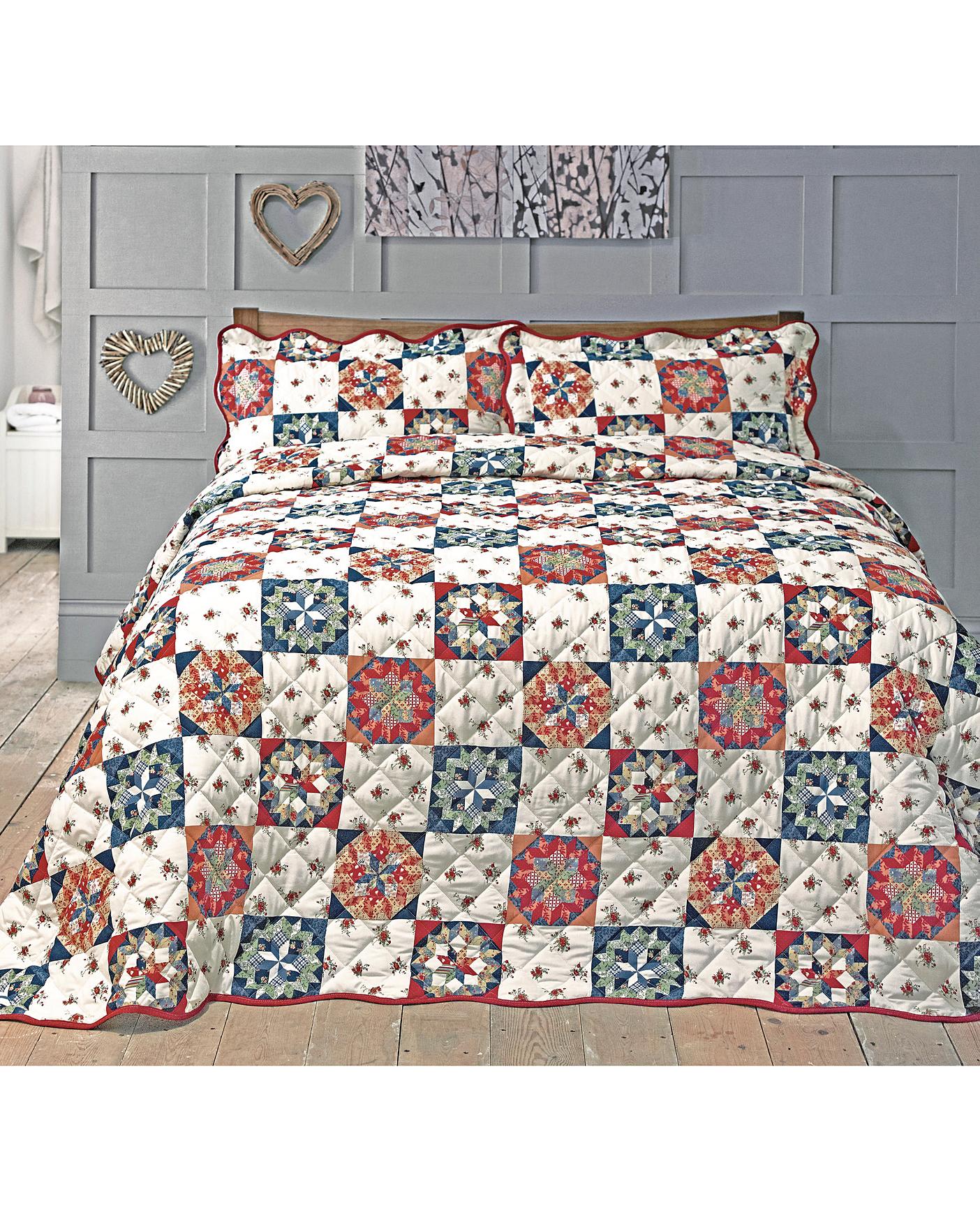 quilt style bedspreads