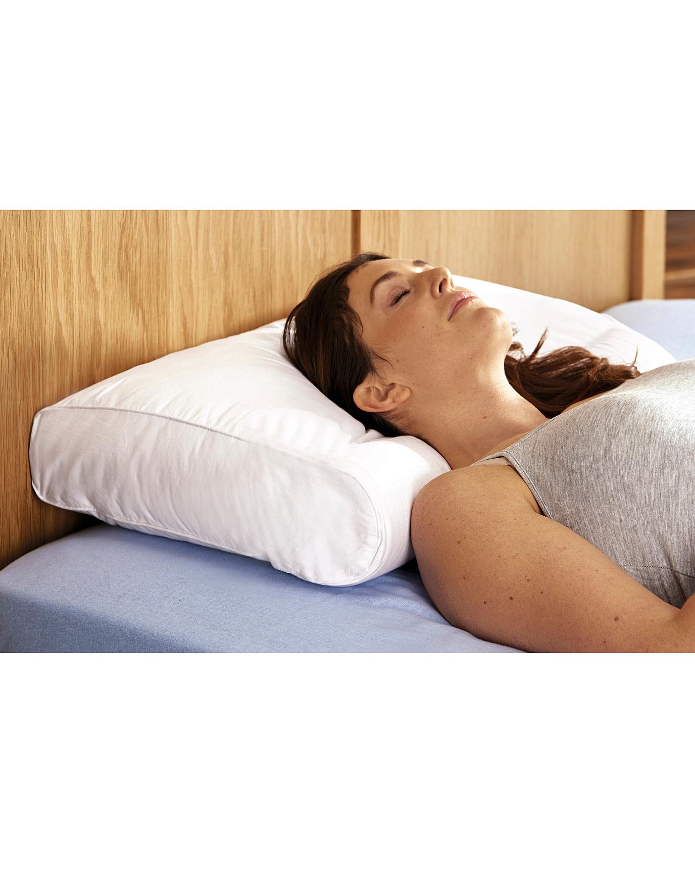 Memory Foam Neck Roll Pillow | House of Bath