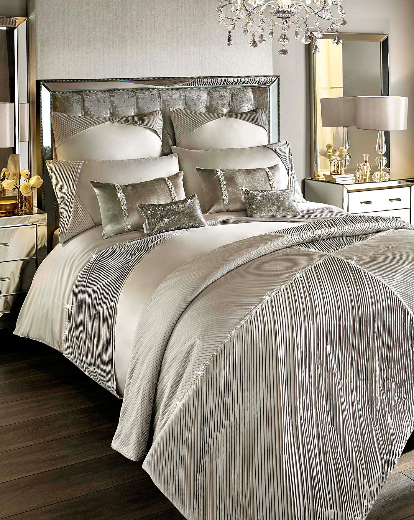 Kylie Omara Champagne Duvet Cover Crazy Clearance