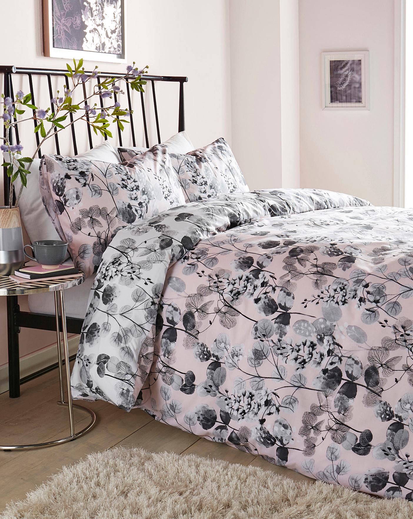 Viola Blush Duvet Cover Set Crazy Clearance