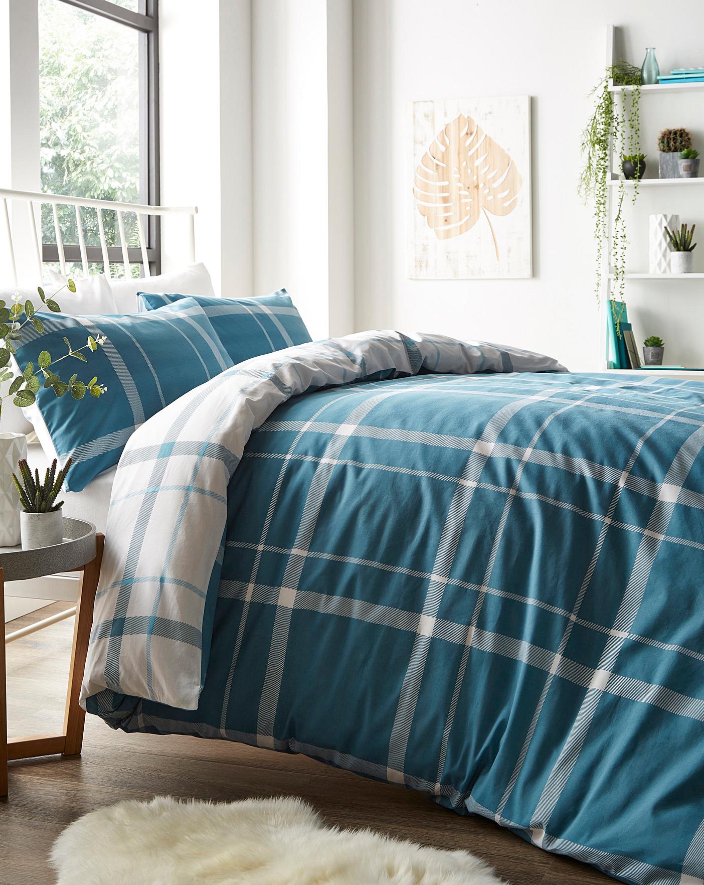 Kelsey Teal Duvet Cover Set Jacamo