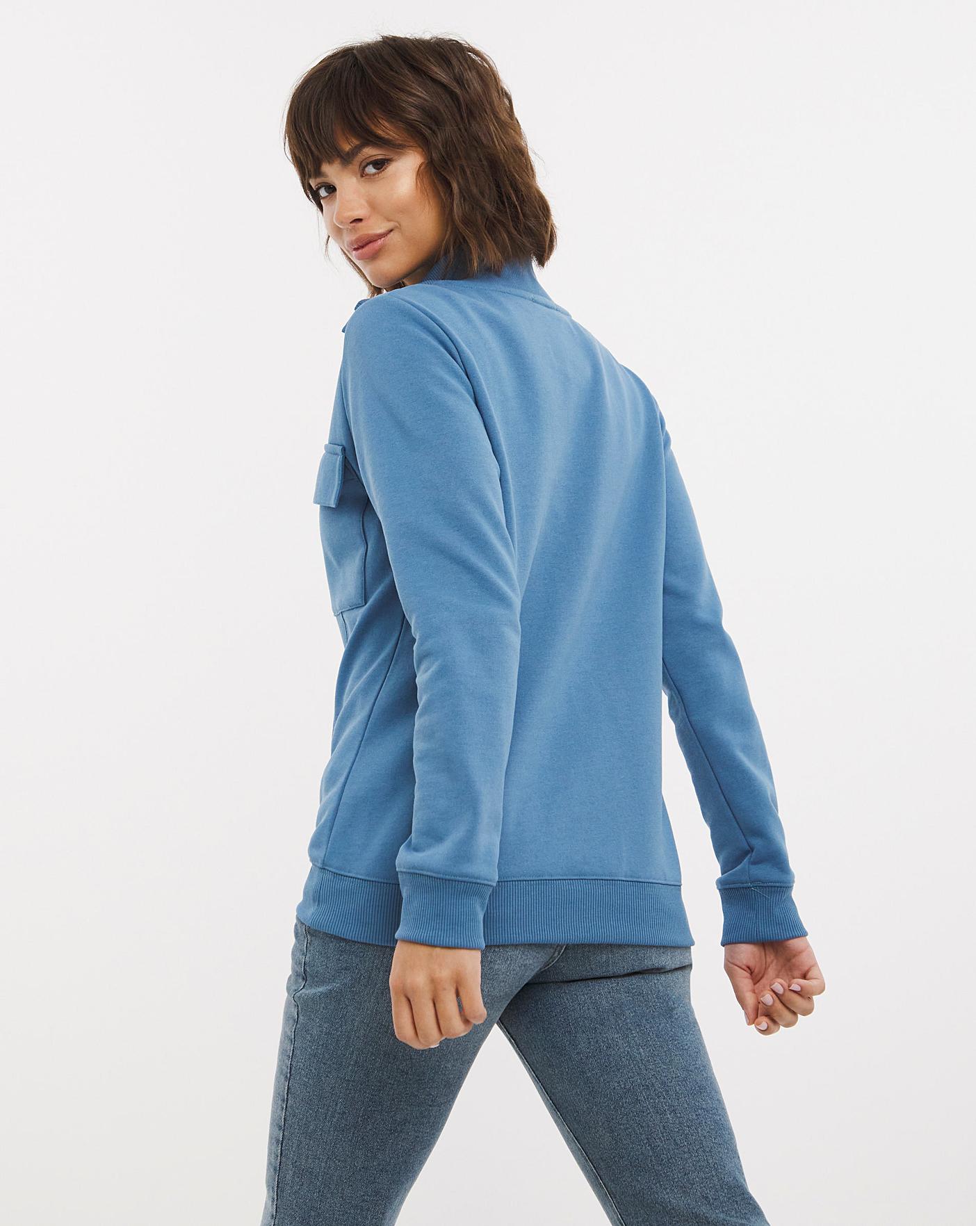 Tie Up Pocket Sweatshirt | J D Williams