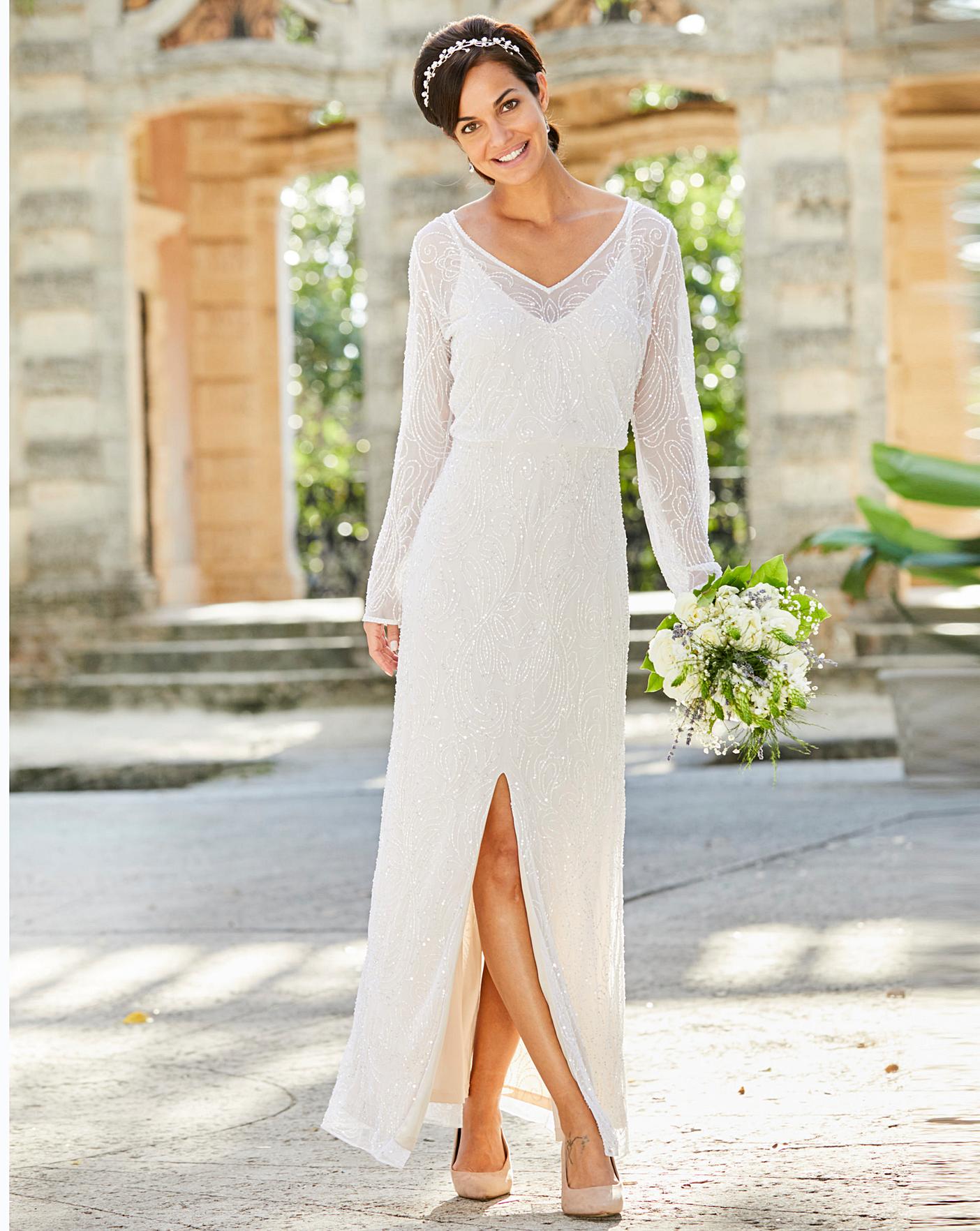 joanna hope beaded bridal dress