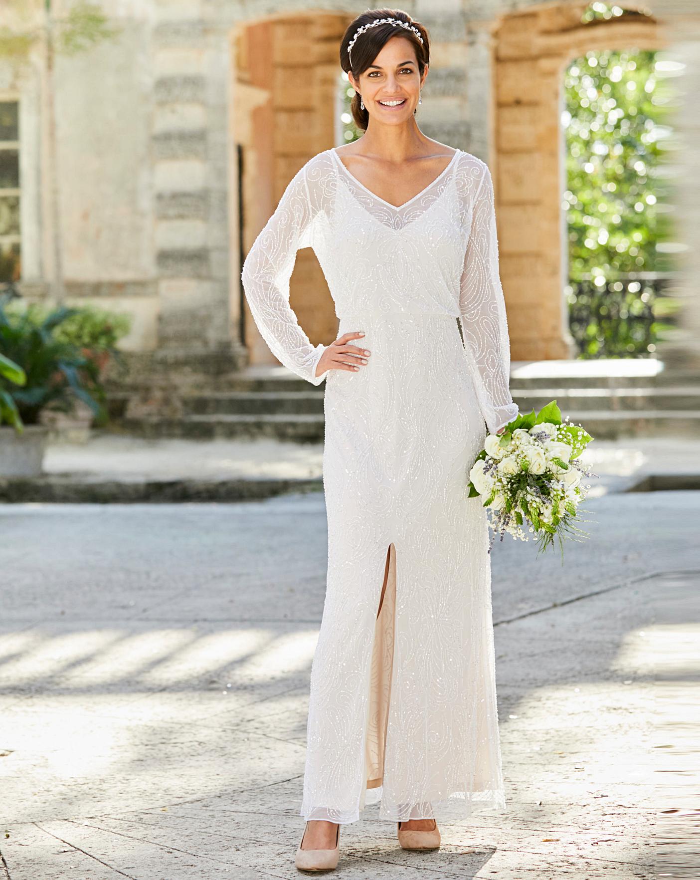 joanna hope beaded bridal dress