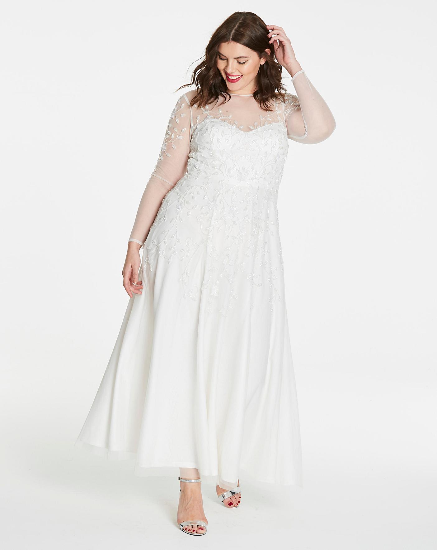 Joanna Hope Beaded Bridal Dress | Simply Be