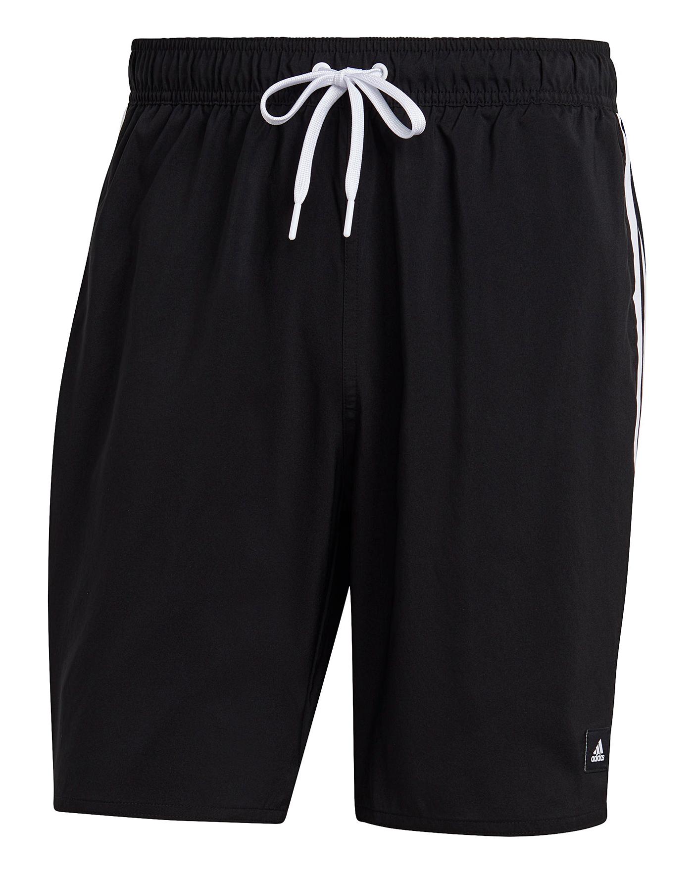 Adidas 3 stripe swim trunks online