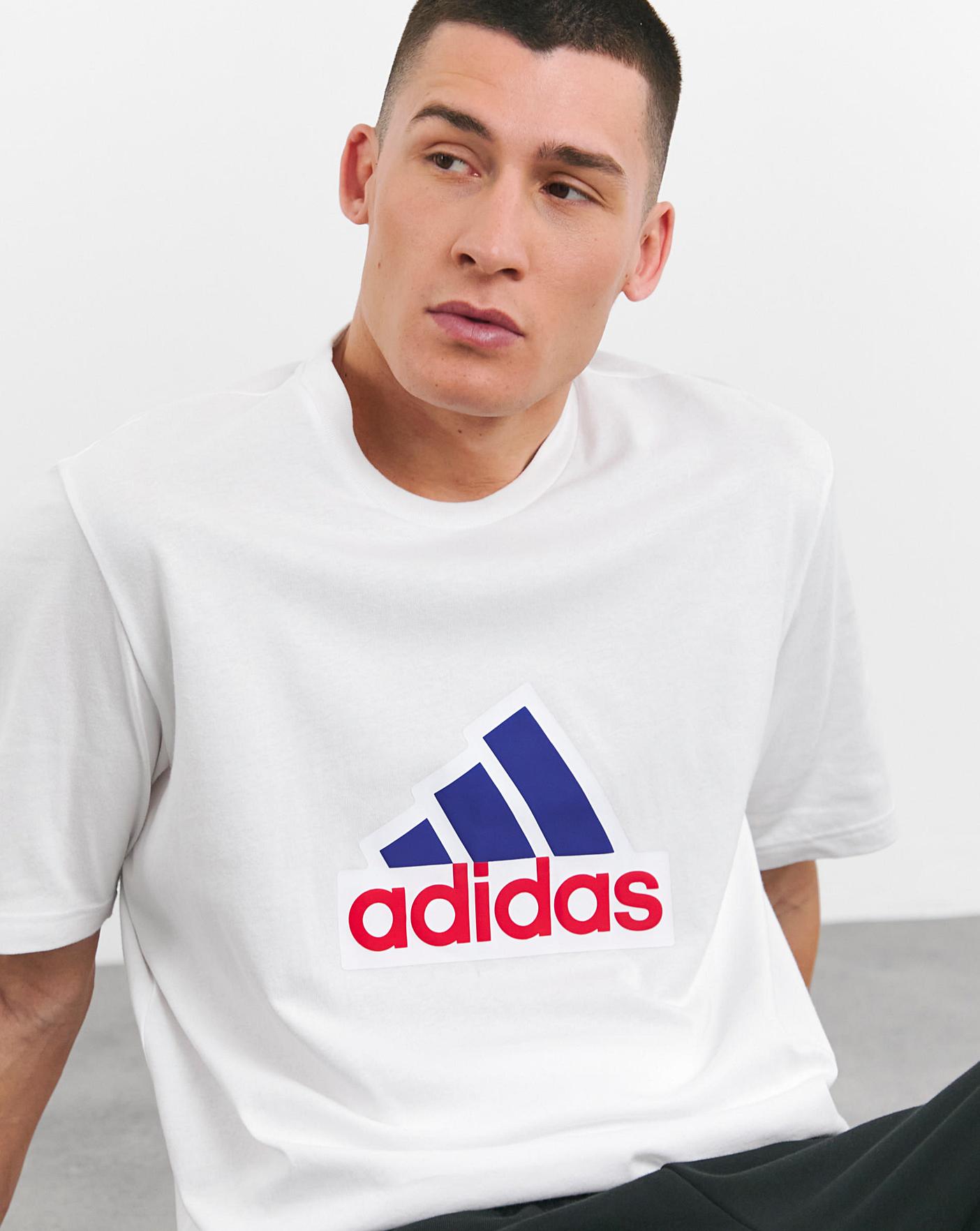 Adidas big logo on sale