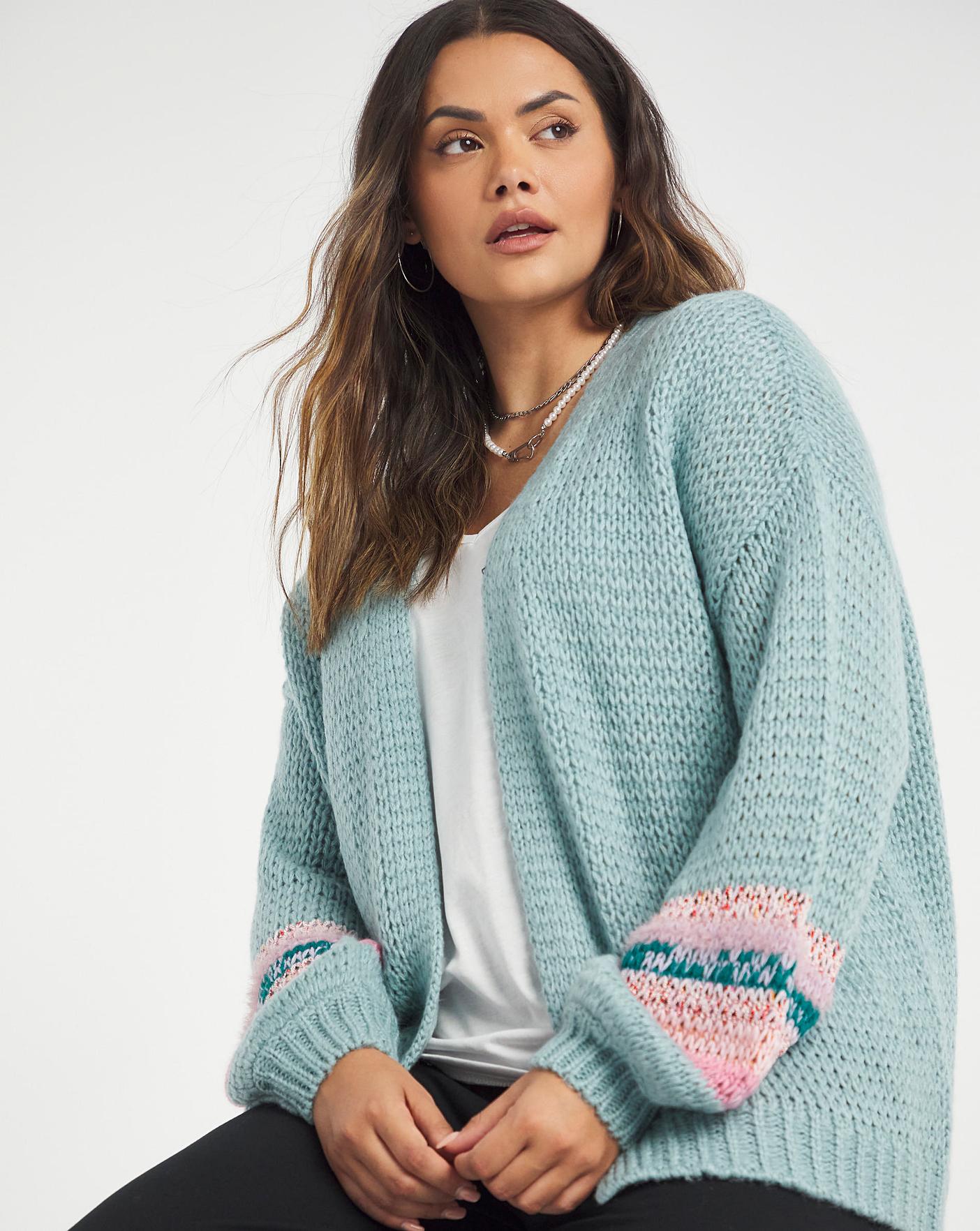 Balloon Sleeve Cardigan | Simply Be