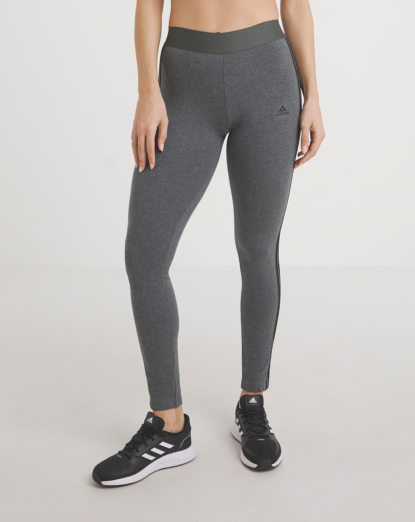 Adidas heather grey clearance leggings