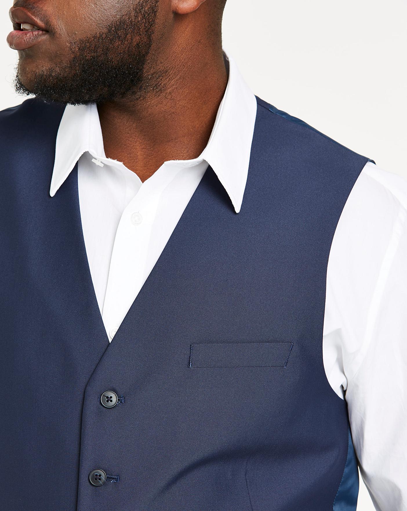 blue tonic waistcoat