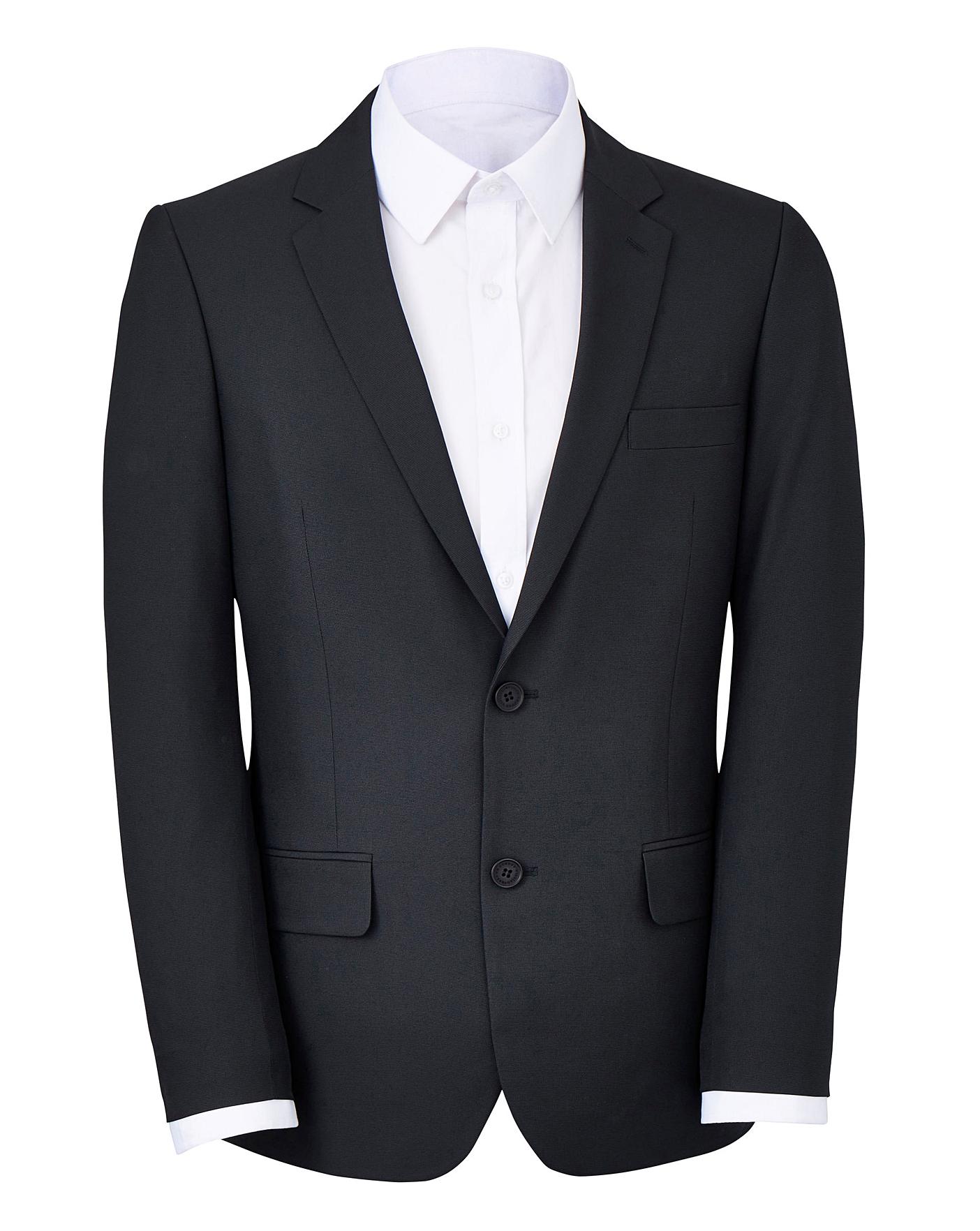 Black Value Suit Jacket | J D Williams