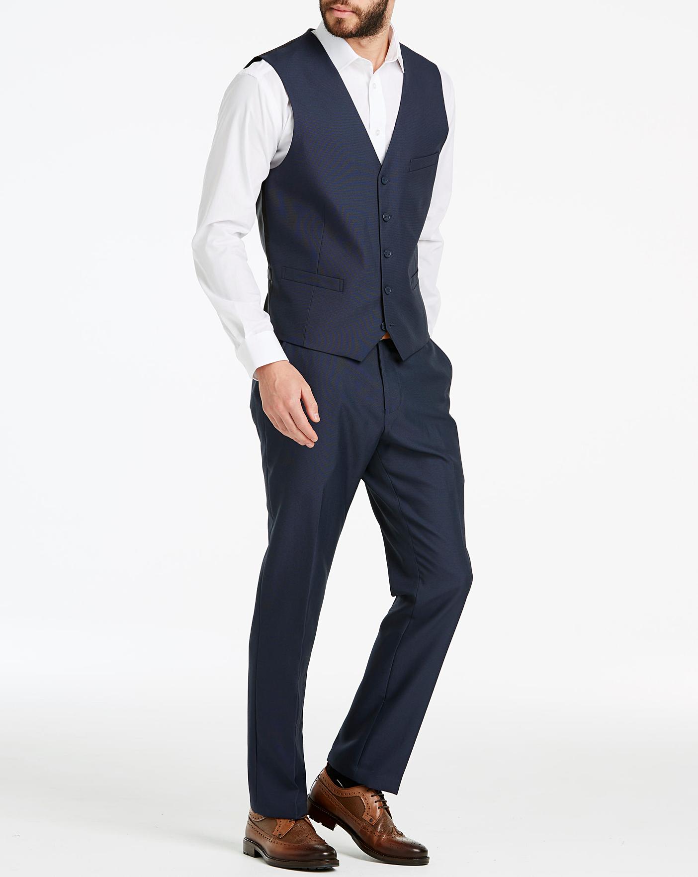 Navy Value Suit Waistcoat | Jacamo