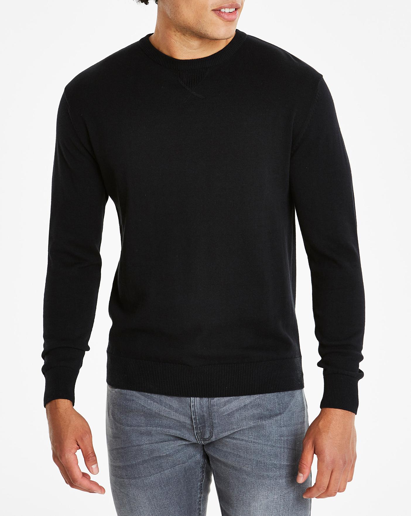crew neck cotton jumper