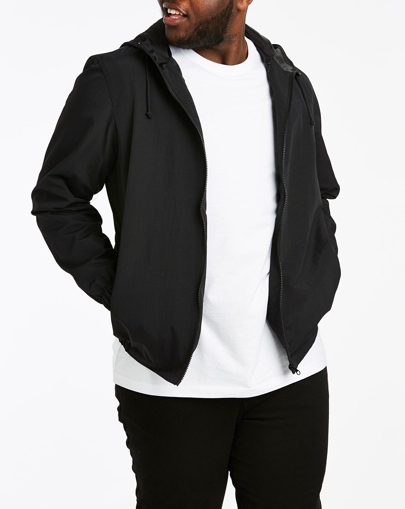 hooded light jacket