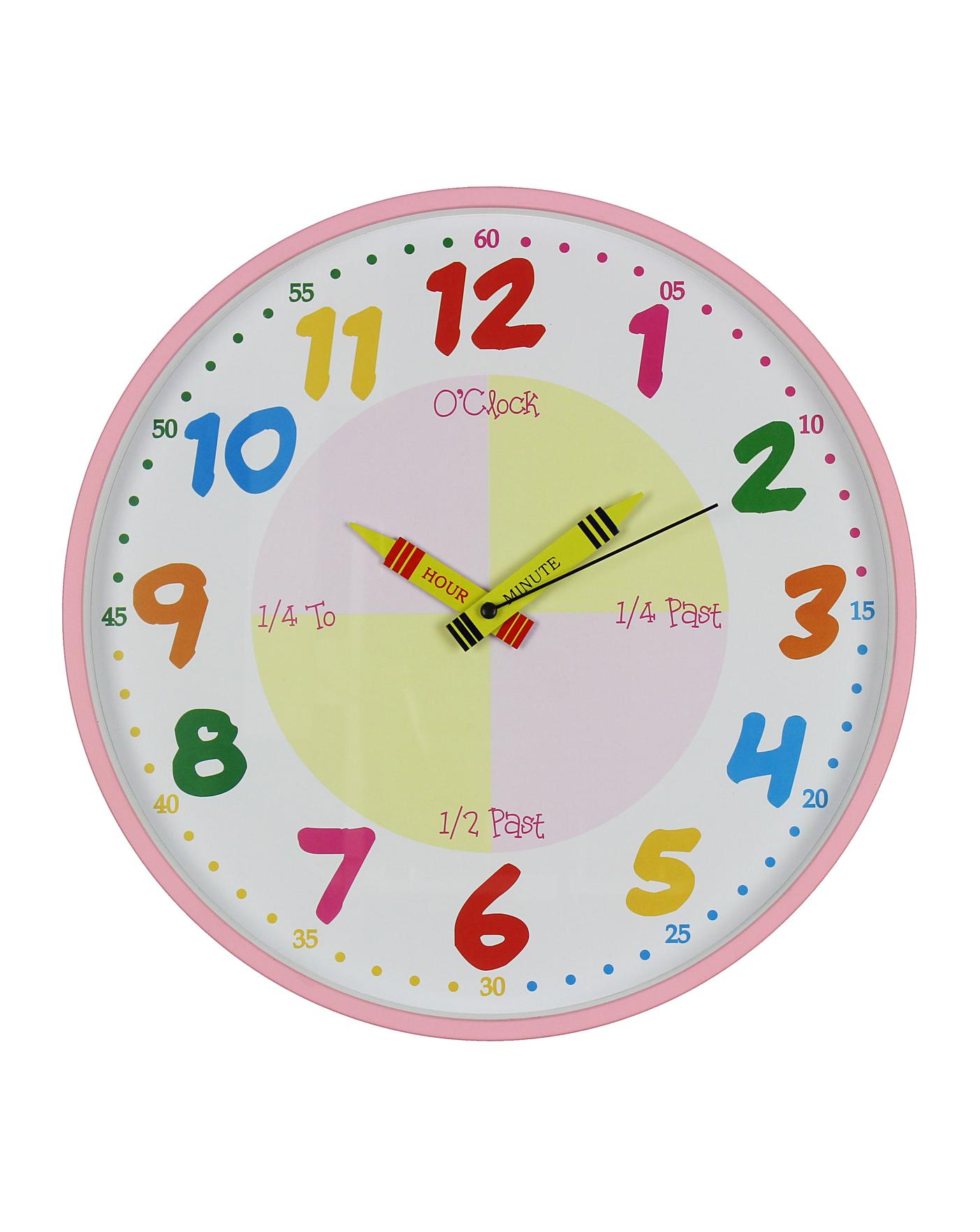 Hometime Children's Teach the Time Clock Home Essentials