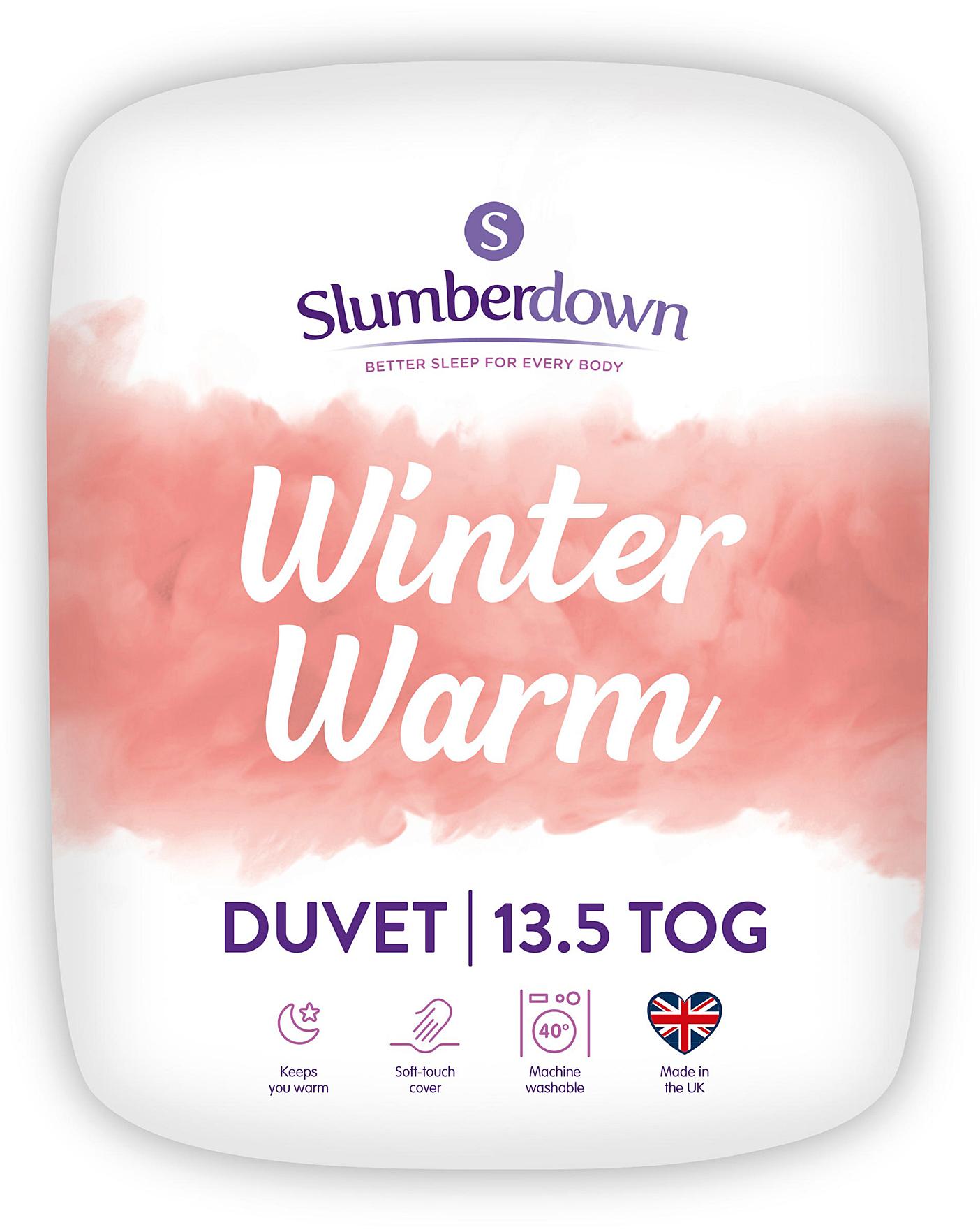 Slumberdown Winter Warm 13 5 Tog Duvet Home Essentials
