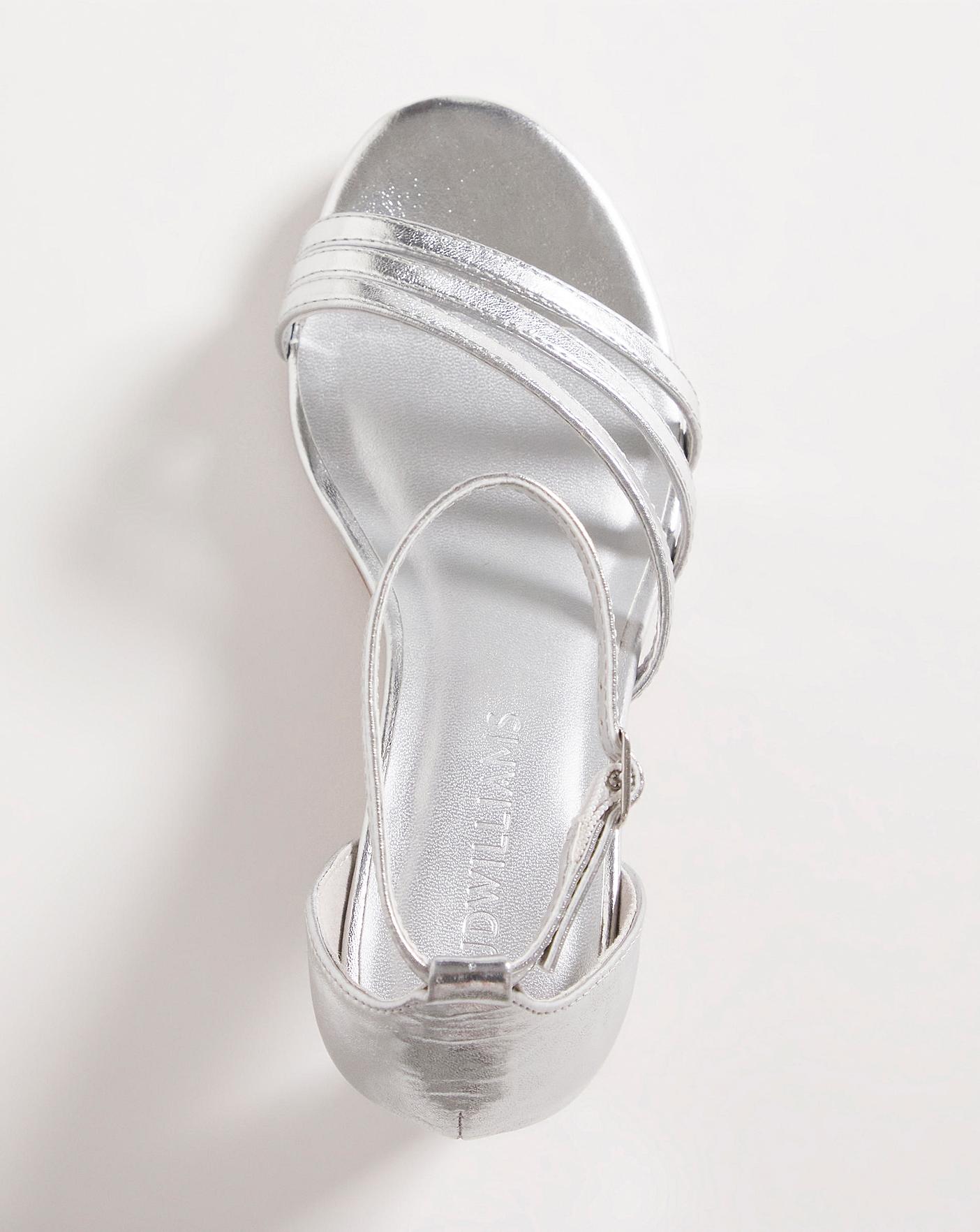 Jd williams hot sale silver sandals