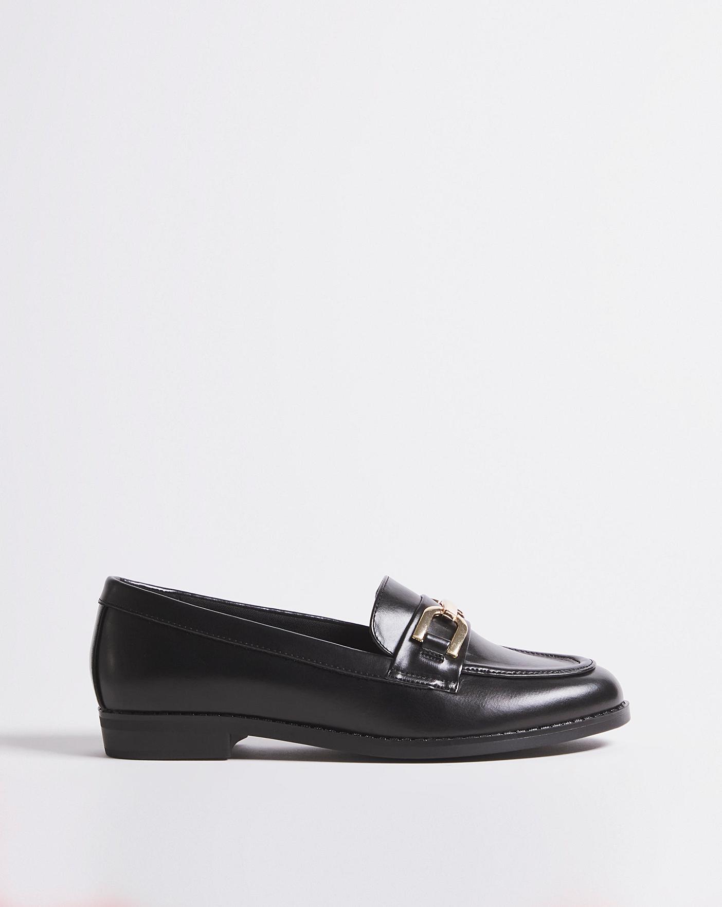 Metal Trim Loafer E Fit | J D Williams