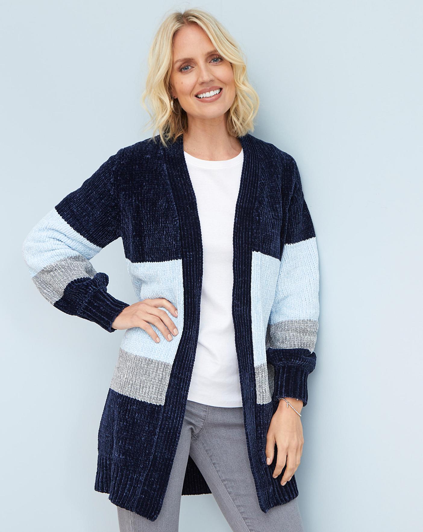 colour block cardigan