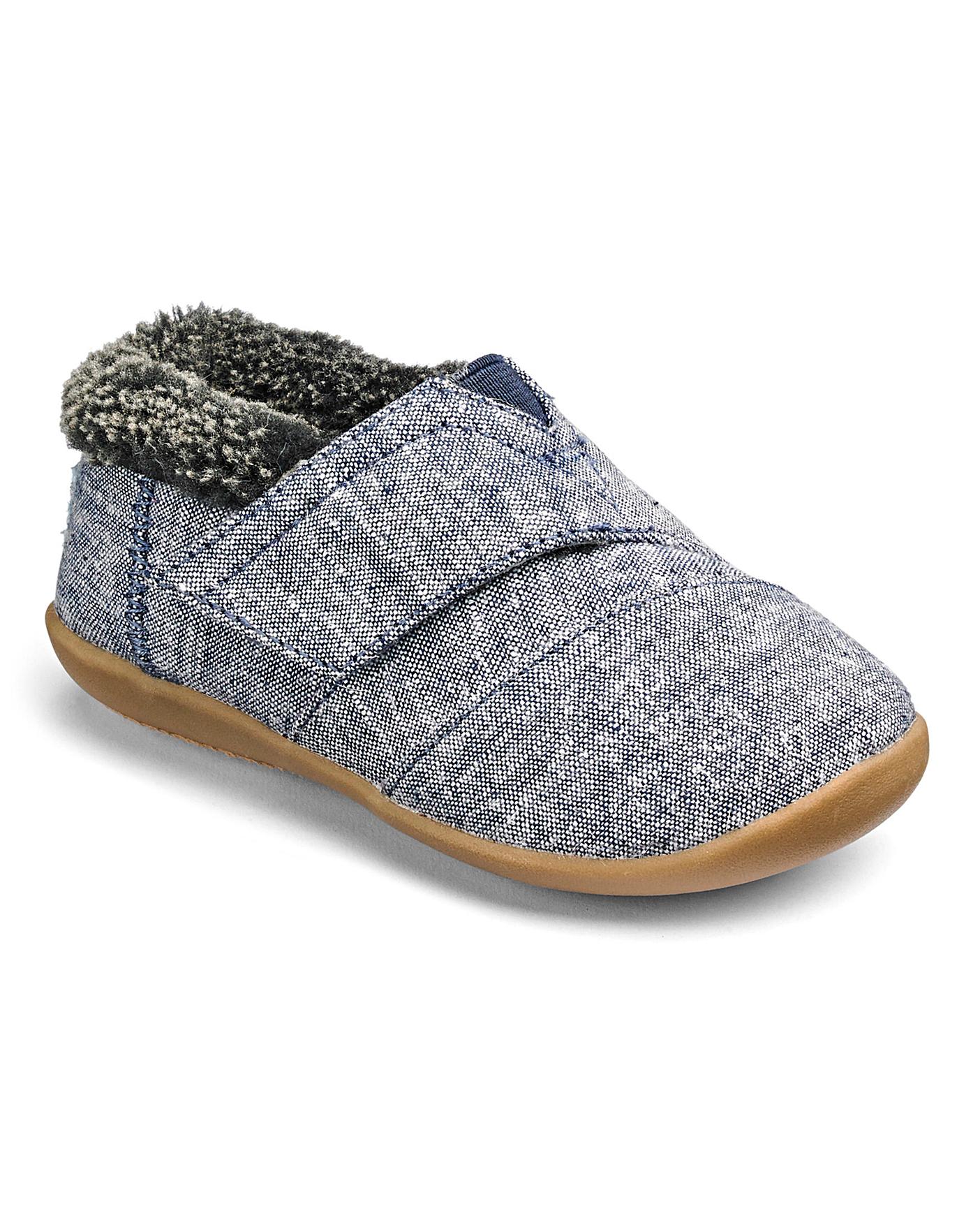 Toms Infant Chambray House Slippers 