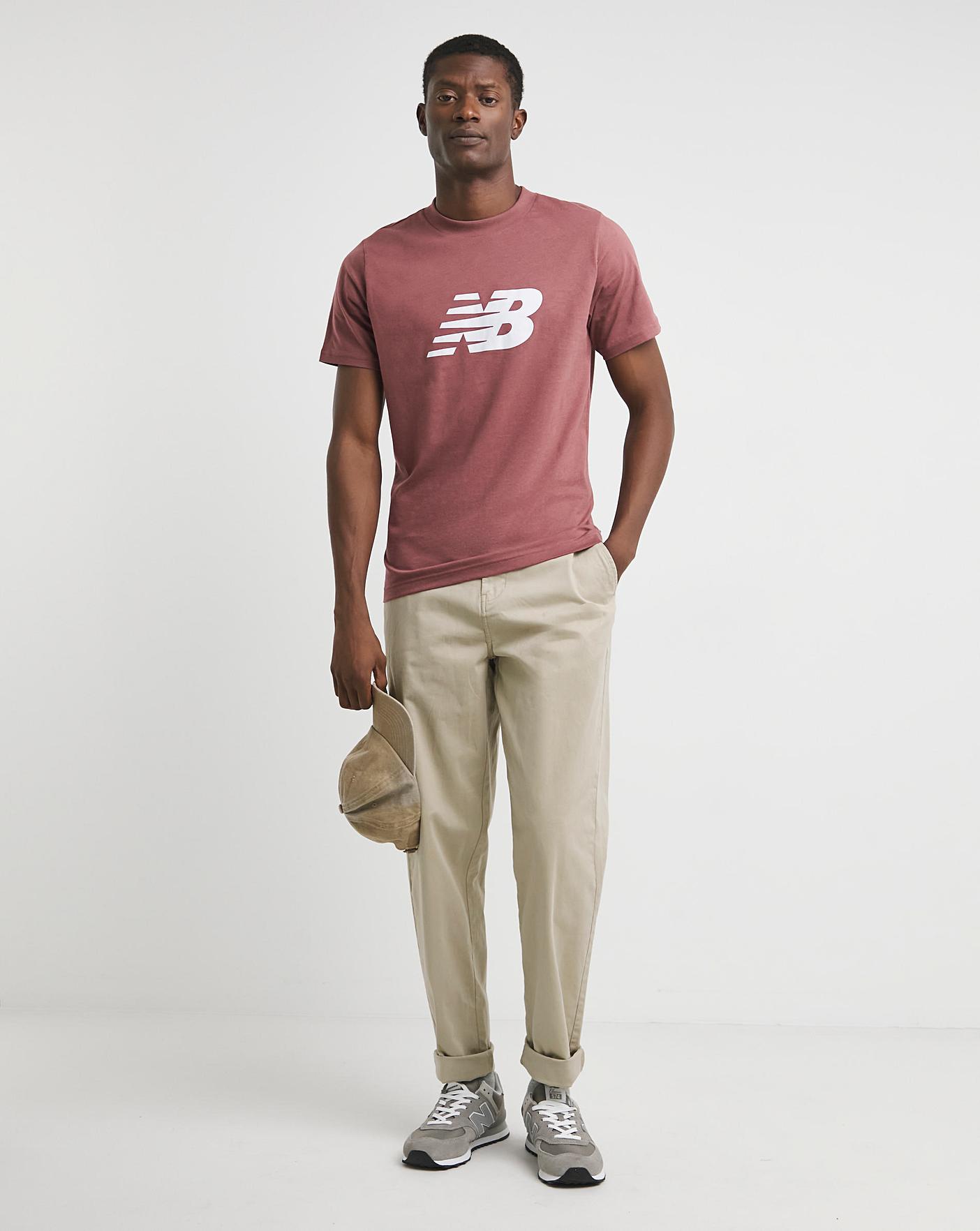 New Balance Sport Jersey Logo T Shirt Oxendales