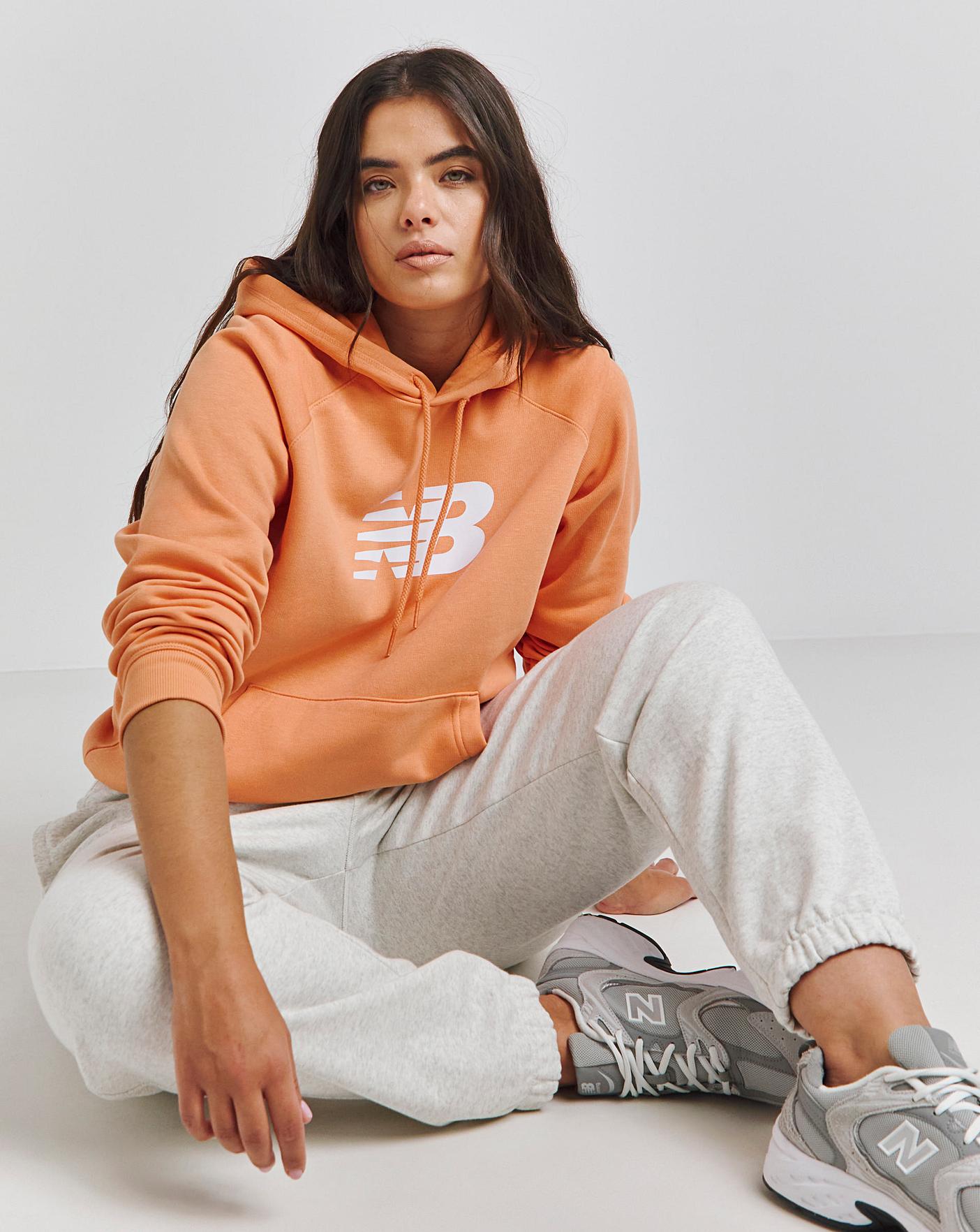 Orange new balance hoodie sale