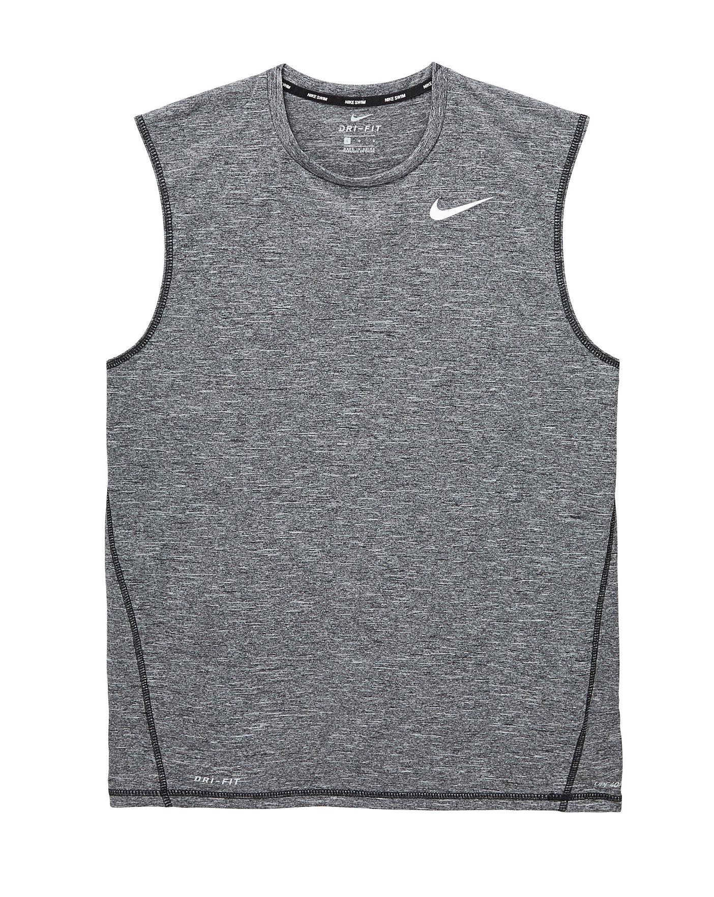 nike sleeveless swim shirt