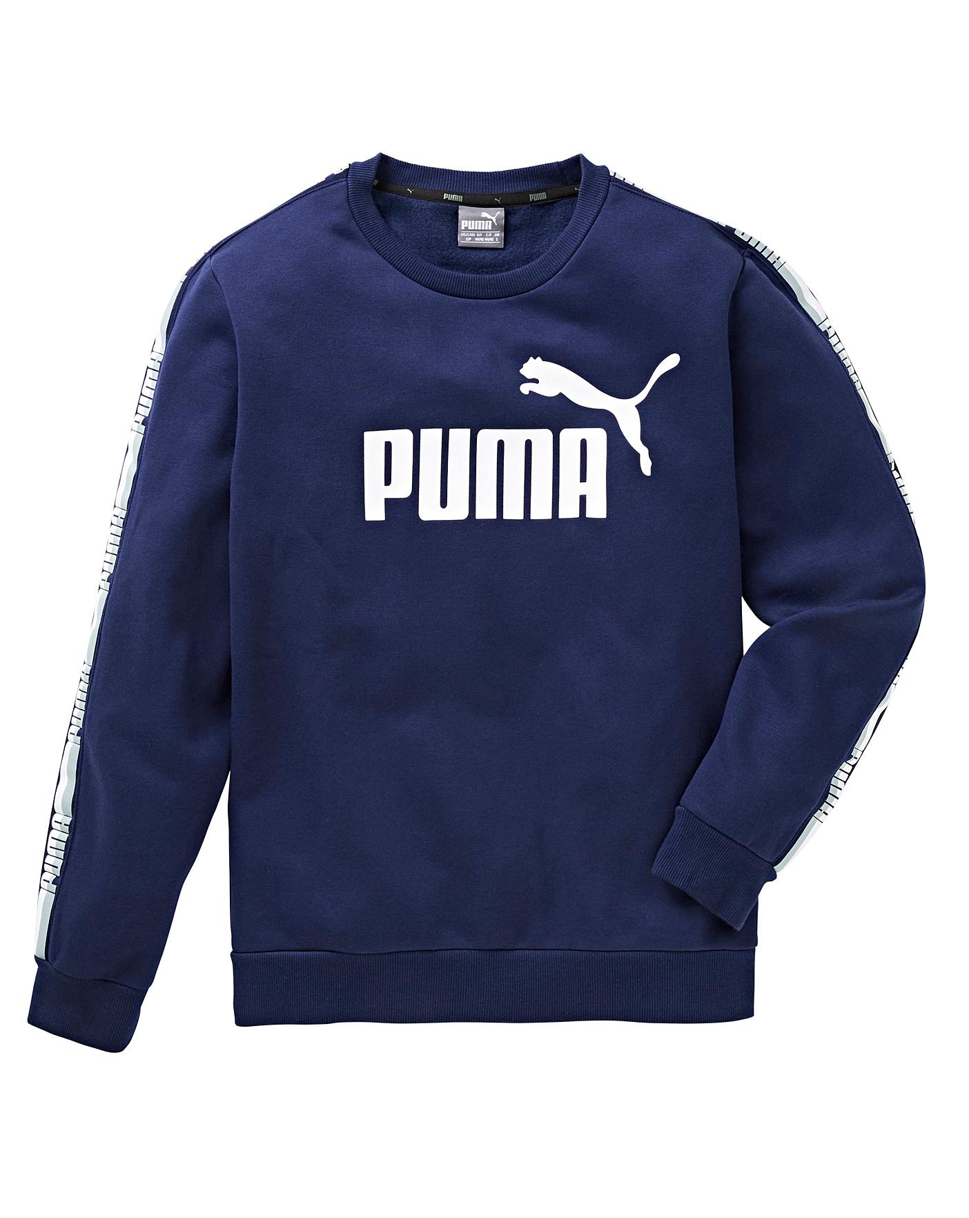puma blue sweater